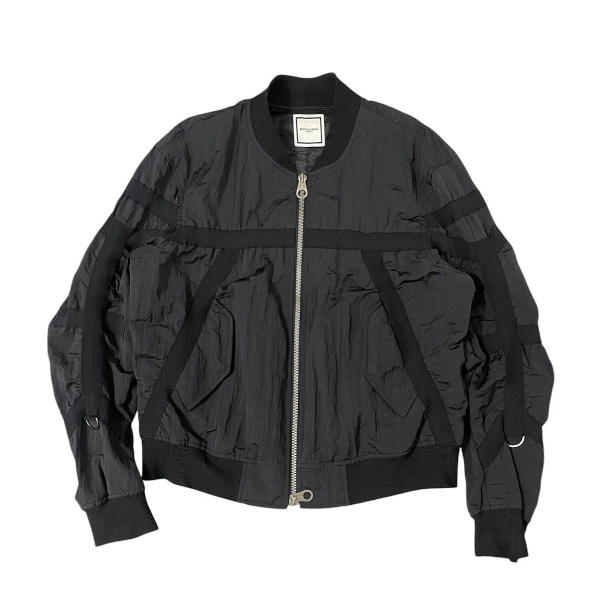 Wooyoungmi Wooyoungmi Bondage Bomber Jacket Size US M / EU 48-50 / 2 - 1 Thumbnail