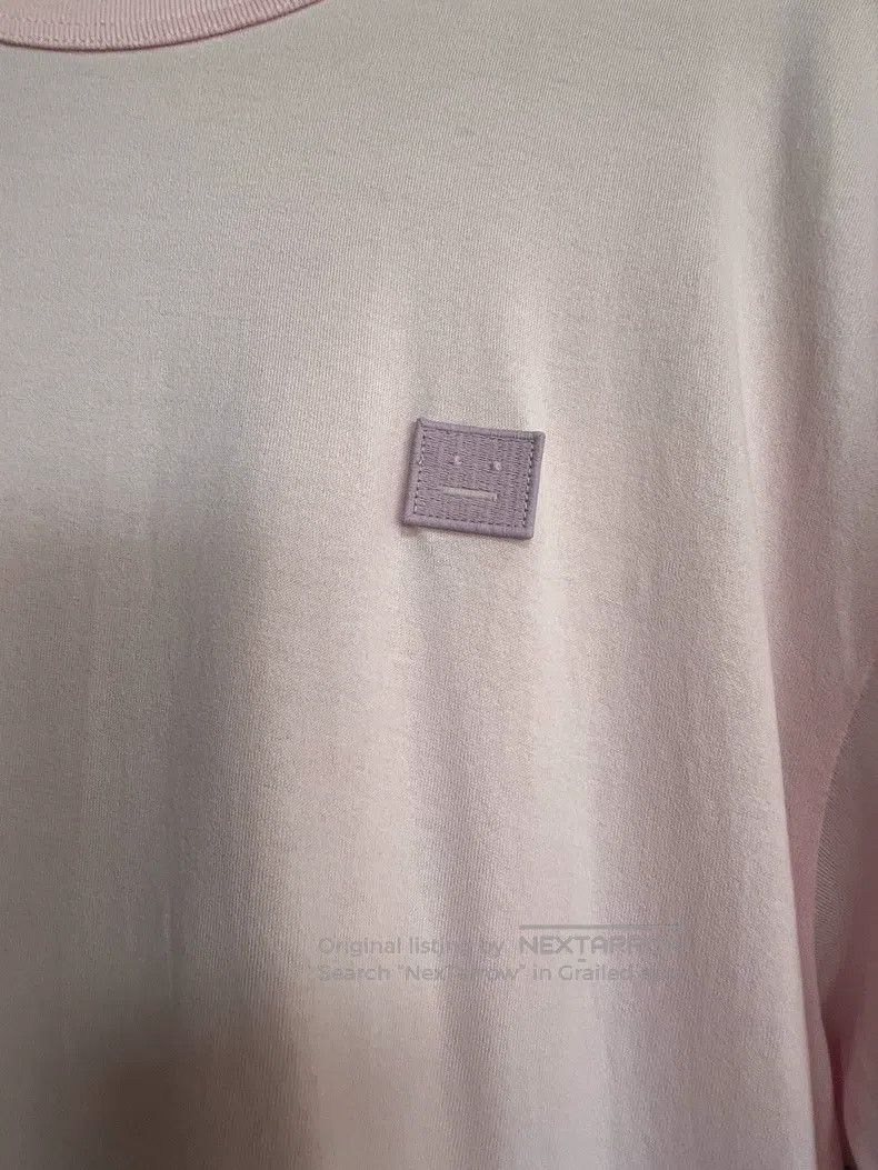 Acne Studios Acne Studios Pink smiley face short-sleeve T-shirt Size XS / US 0-2 / IT 36-38 - 5 Thumbnail