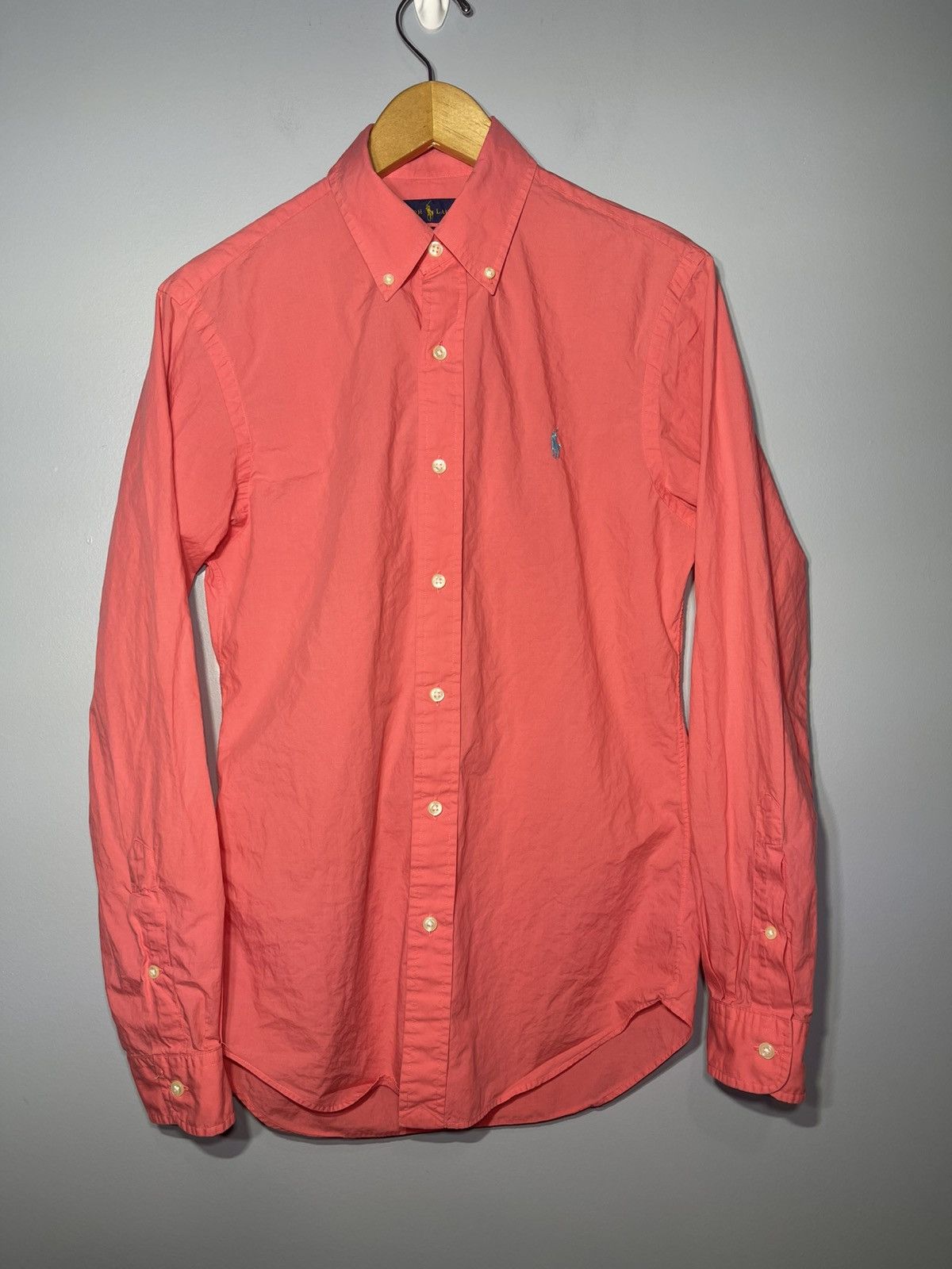 Polo Ralph Lauren Polo Ralph Lauren Slim Fit Twill Shirt Men’s Sz S Sunset Red Size US S / EU 44-46 / 1 - 2 Thumbnail