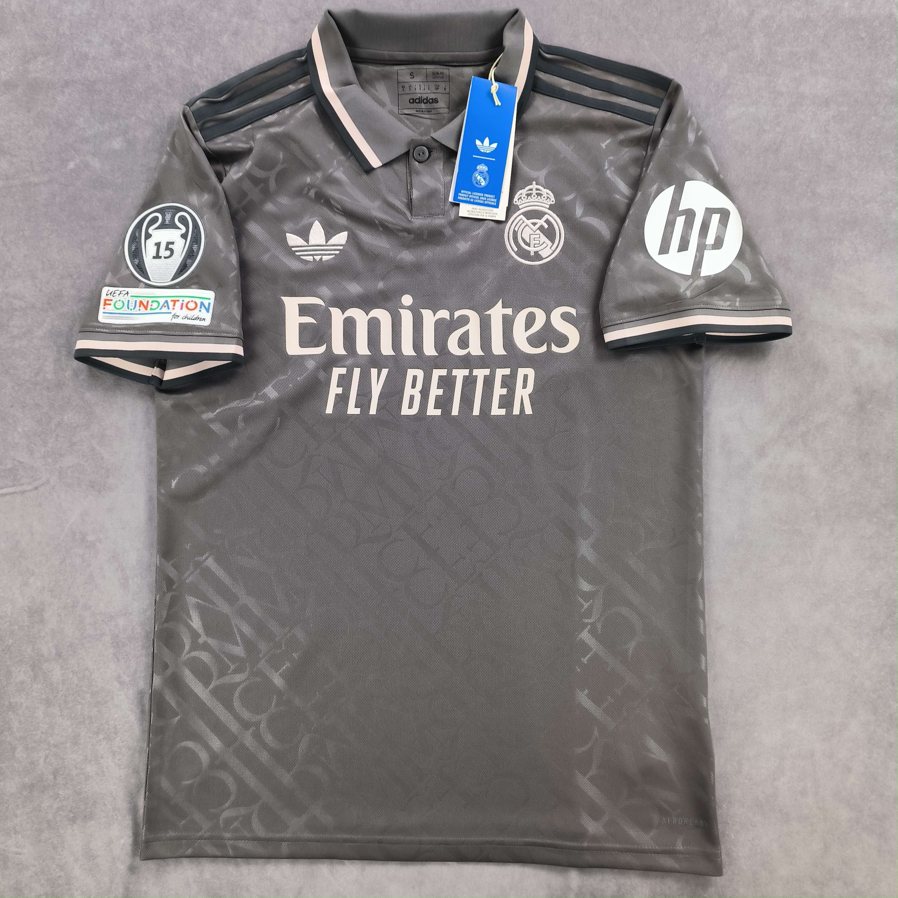 Adidas NEW Real Madrid 24-25 third UCL Bellingham football jersey S Size US S / EU 44-46 / 1 - 2 Thumbnail