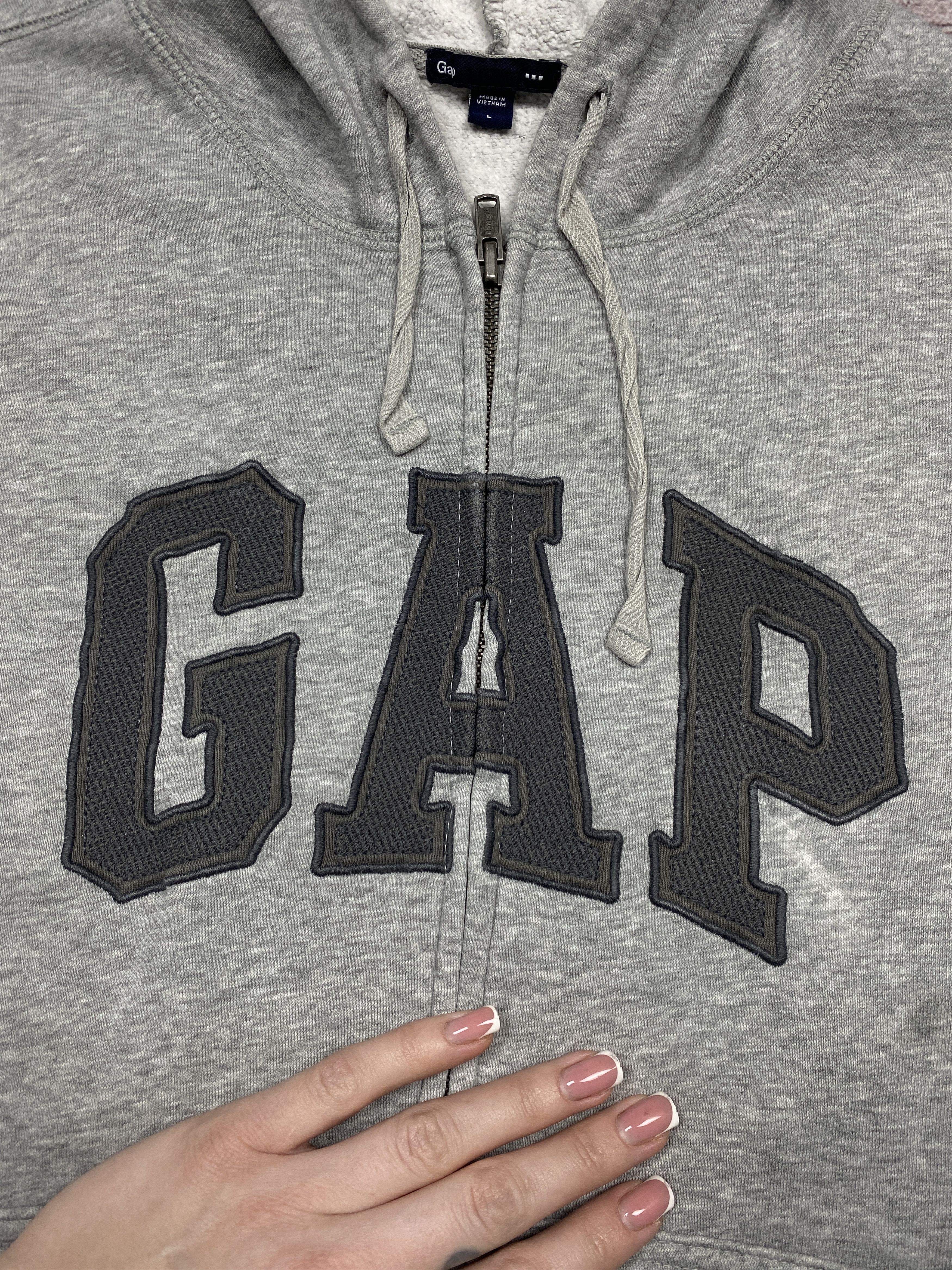 Gap × Vintage Gap Vintage Mens Zip Hoodie Size US L / EU 52-54 / 3 - 3 Thumbnail