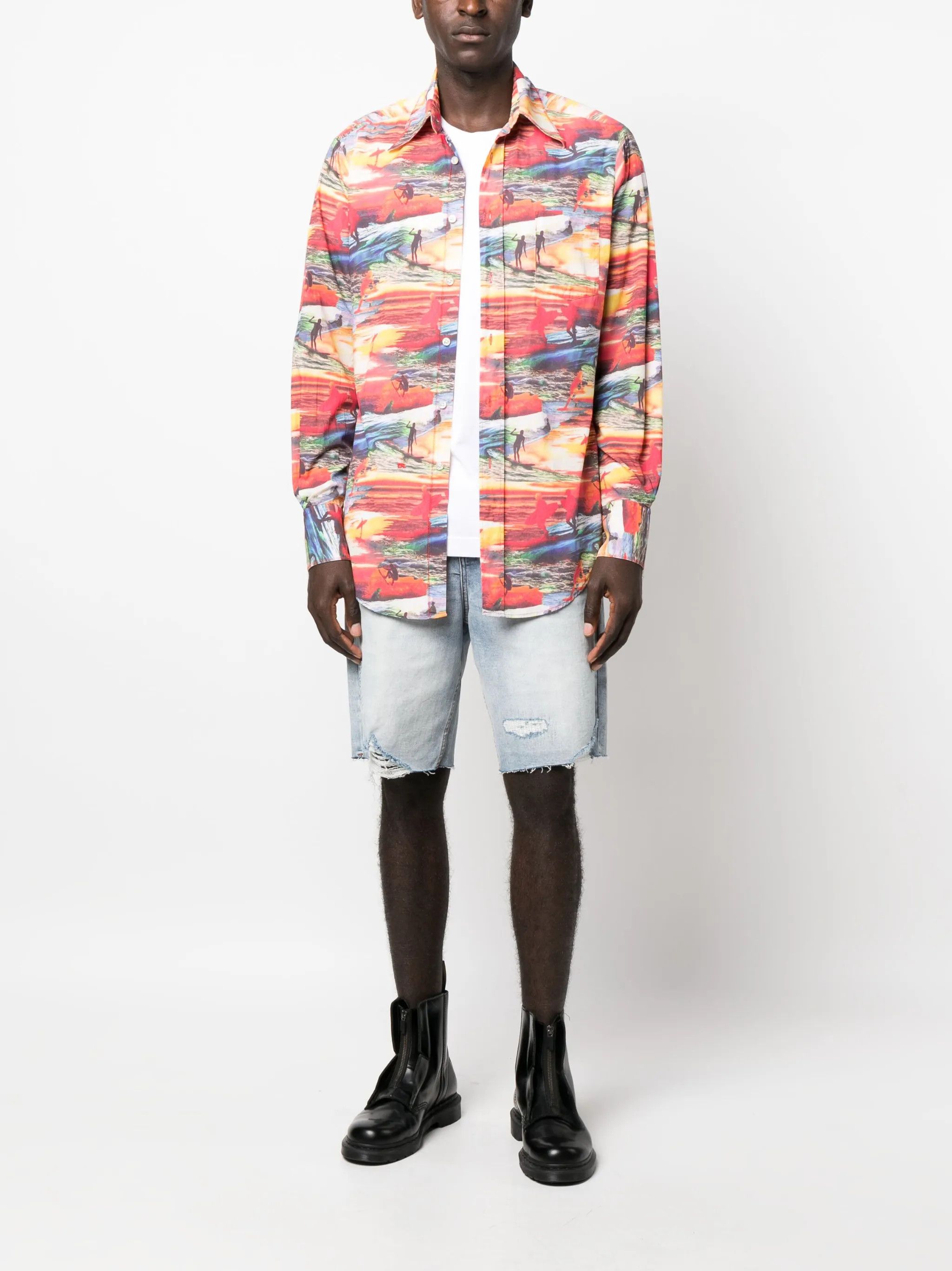ERL o1y0125 Patterned Shirt in Multicolor Size US L / EU 52-54 / 3 - 5 Thumbnail