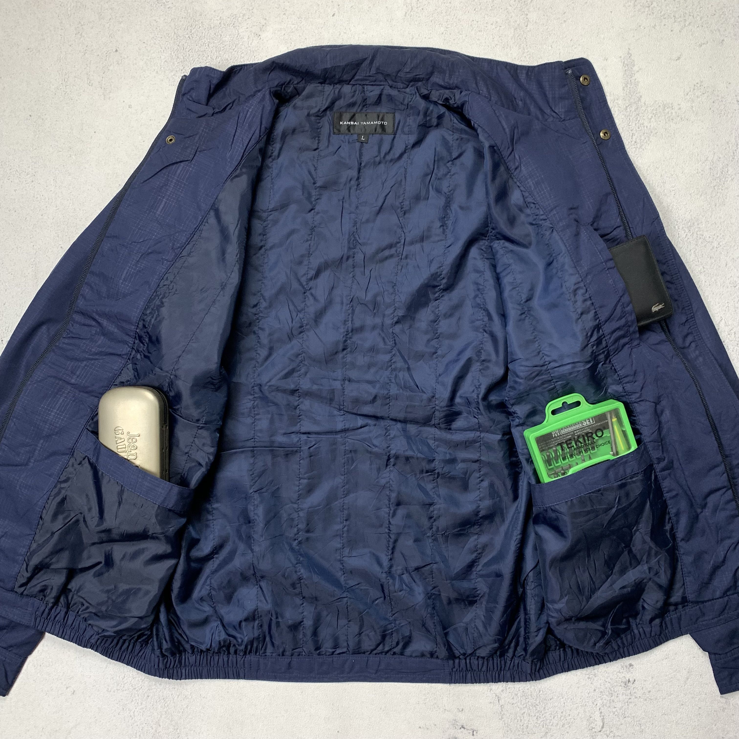 Kansai Yamamoto Vintage Kansai Yamamoto Plaid Jacket Size US L / EU 52-54 / 3 - 4 Thumbnail