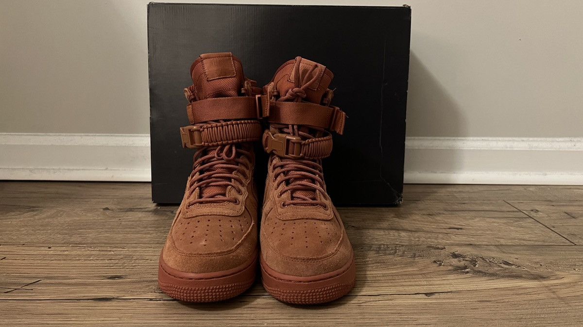 Nike Nike SF AIr Force 1 Dusty peach Clay Size US 9 / EU 42 - 7 Thumbnail