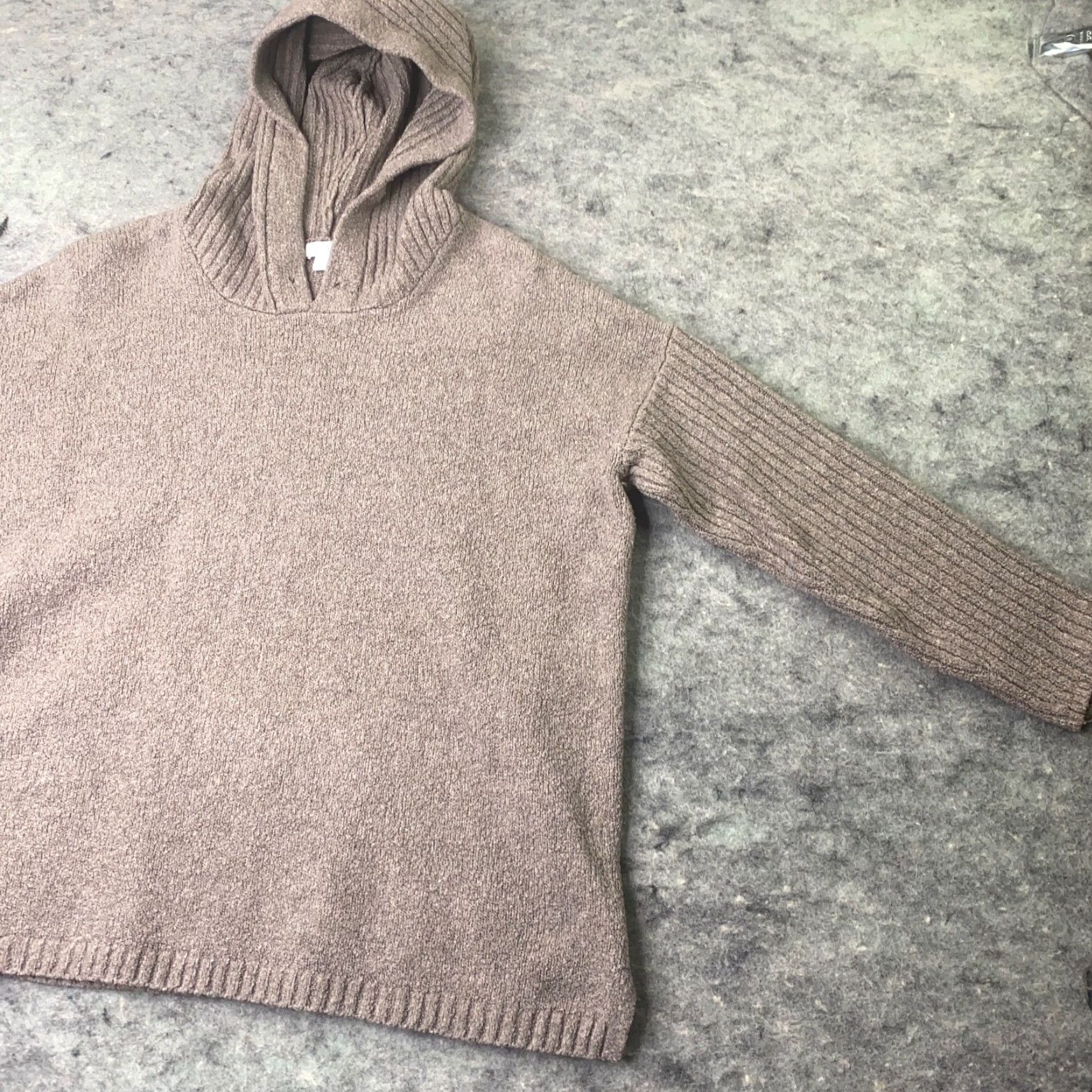 Vintage VINTAGE Pure Jill Womens Hoodie Small Petite Brown Pullover Hoodie PS Petite Brown Pullover Womens, Brown, Long Sleeve, Knit Hoodie, 90s/2000s Theme Size S / US 4 / IT 40 - 6 Thumbnail