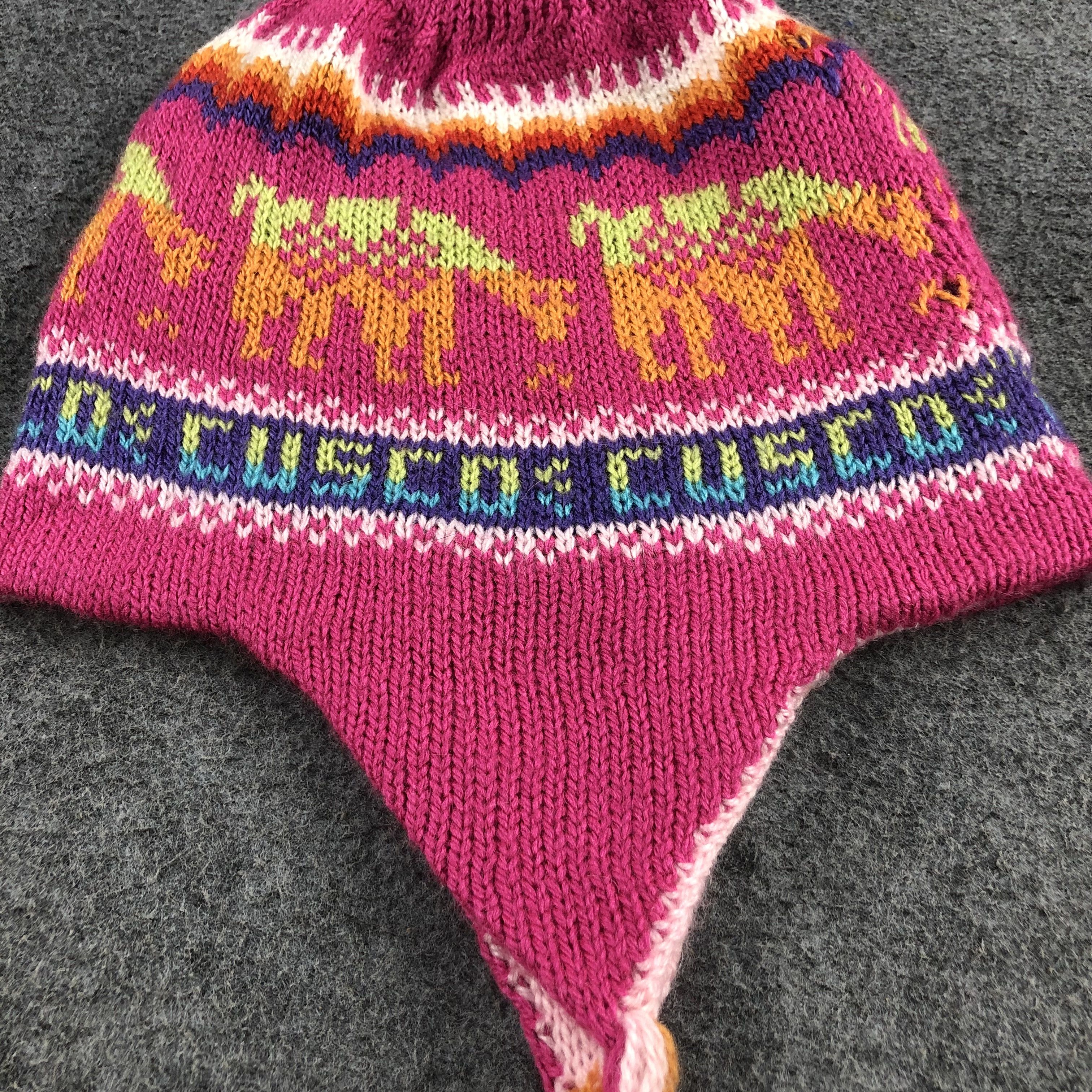 Vintage Reversible Pinkish Earflap Beanie Snowcap Snow Hat B129 Size ONE SIZE - 6 Thumbnail