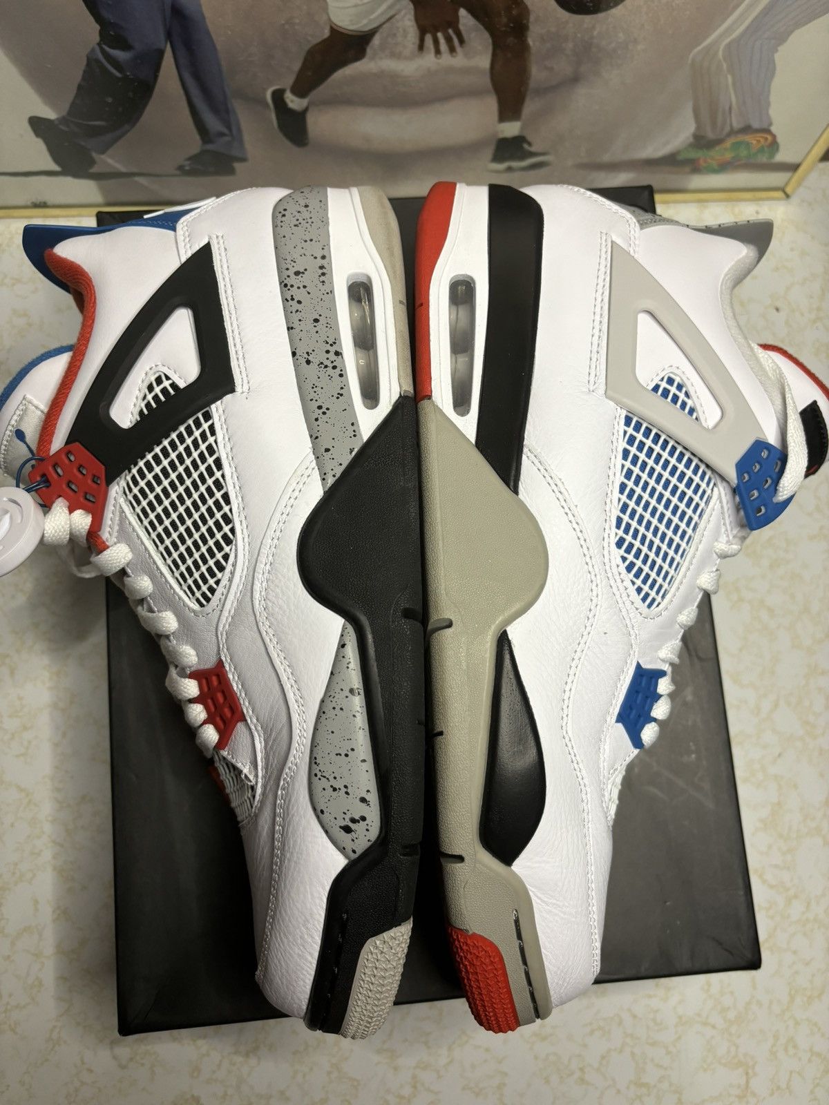 Jordan Brand Air Jordan 4 Retro What The 2019 Size US 12 / EU 45 - 4 Thumbnail