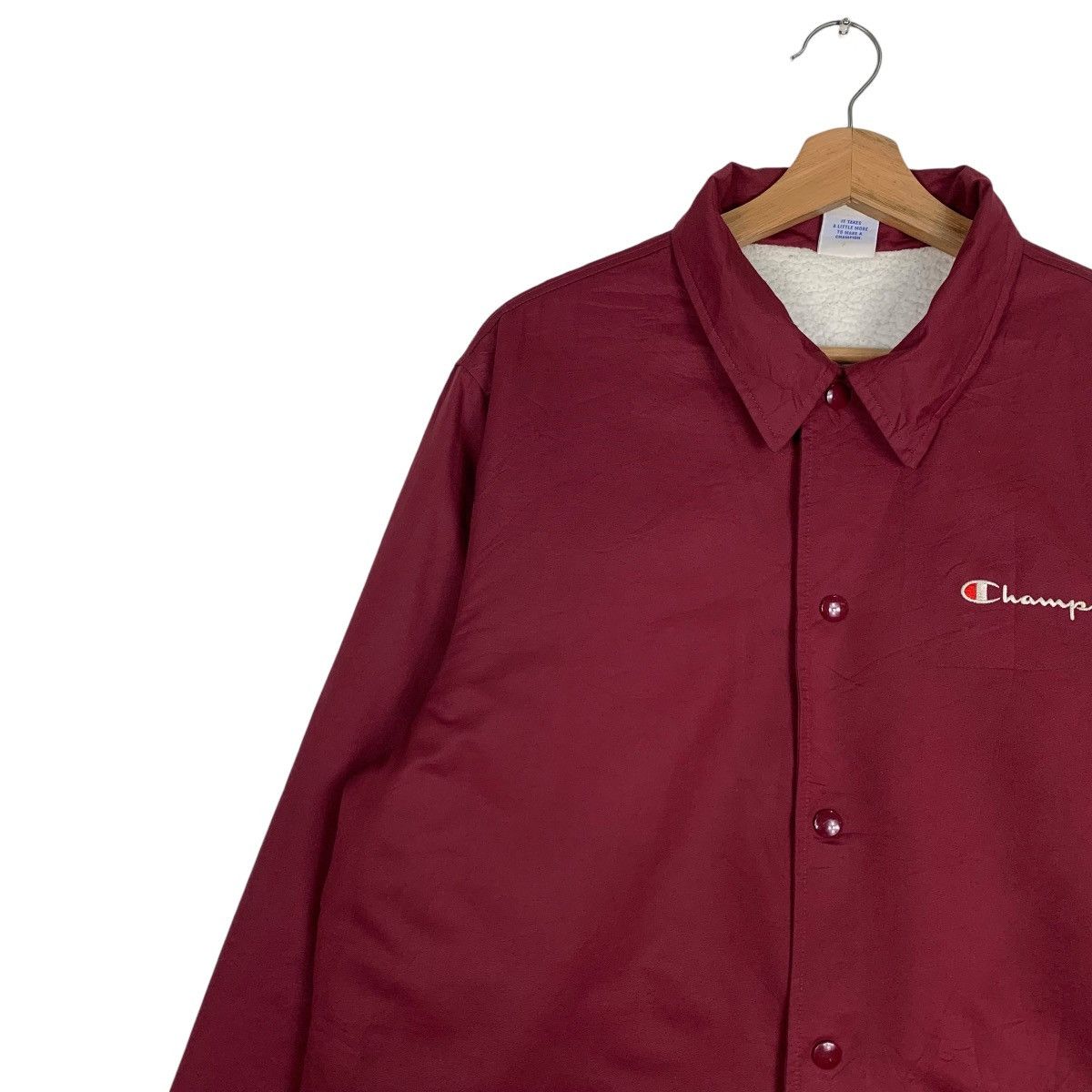 Champion CHAMPION Embroidery Small Logo Coach Jacket #0519-C24 Size US L / EU 52-54 / 3 - 6 Thumbnail