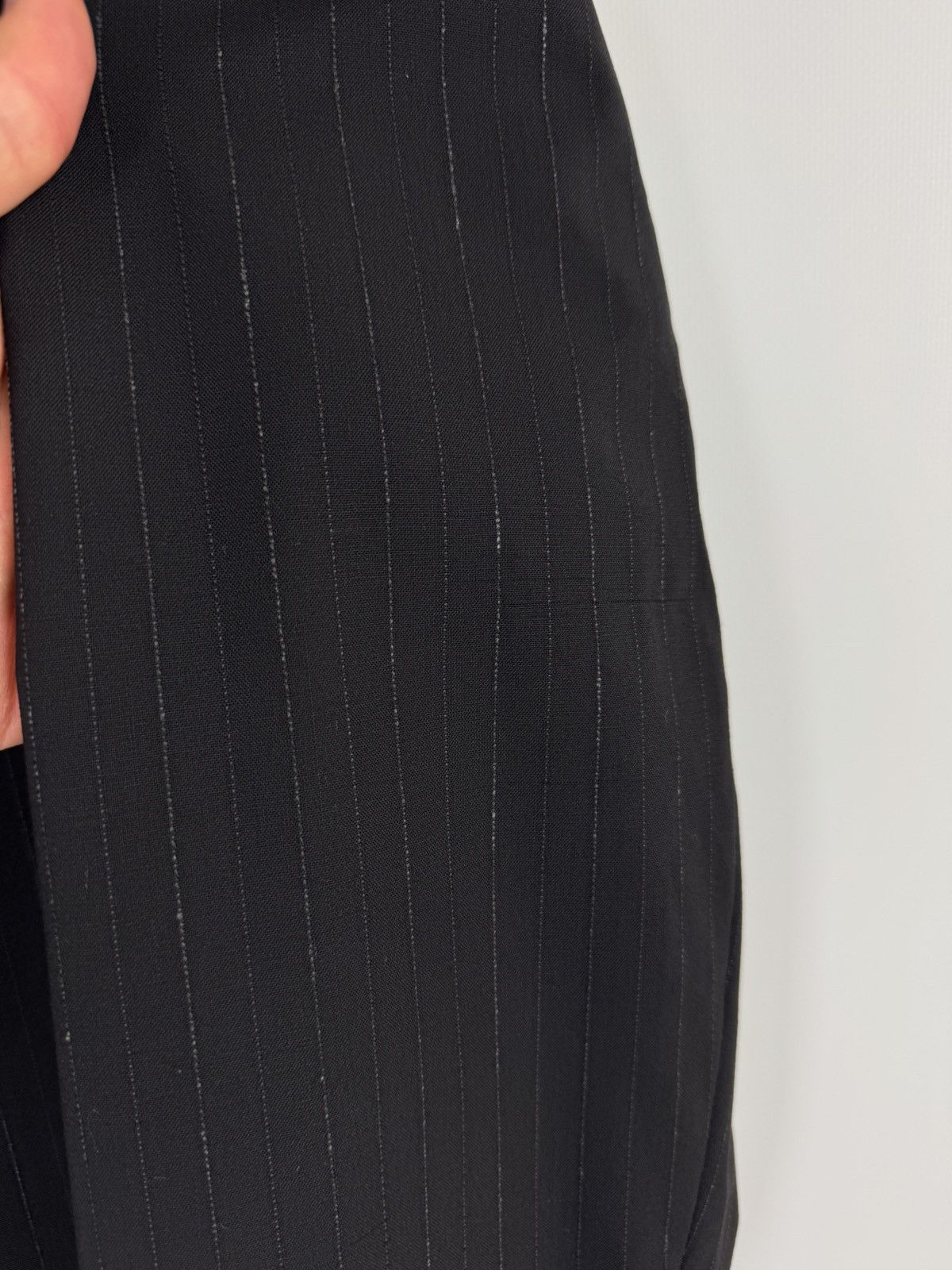 Dolce & Gabbana Dolce&Gabbana Striped Viscose Blend Classic Black Suit Size 54R - 10 Thumbnail