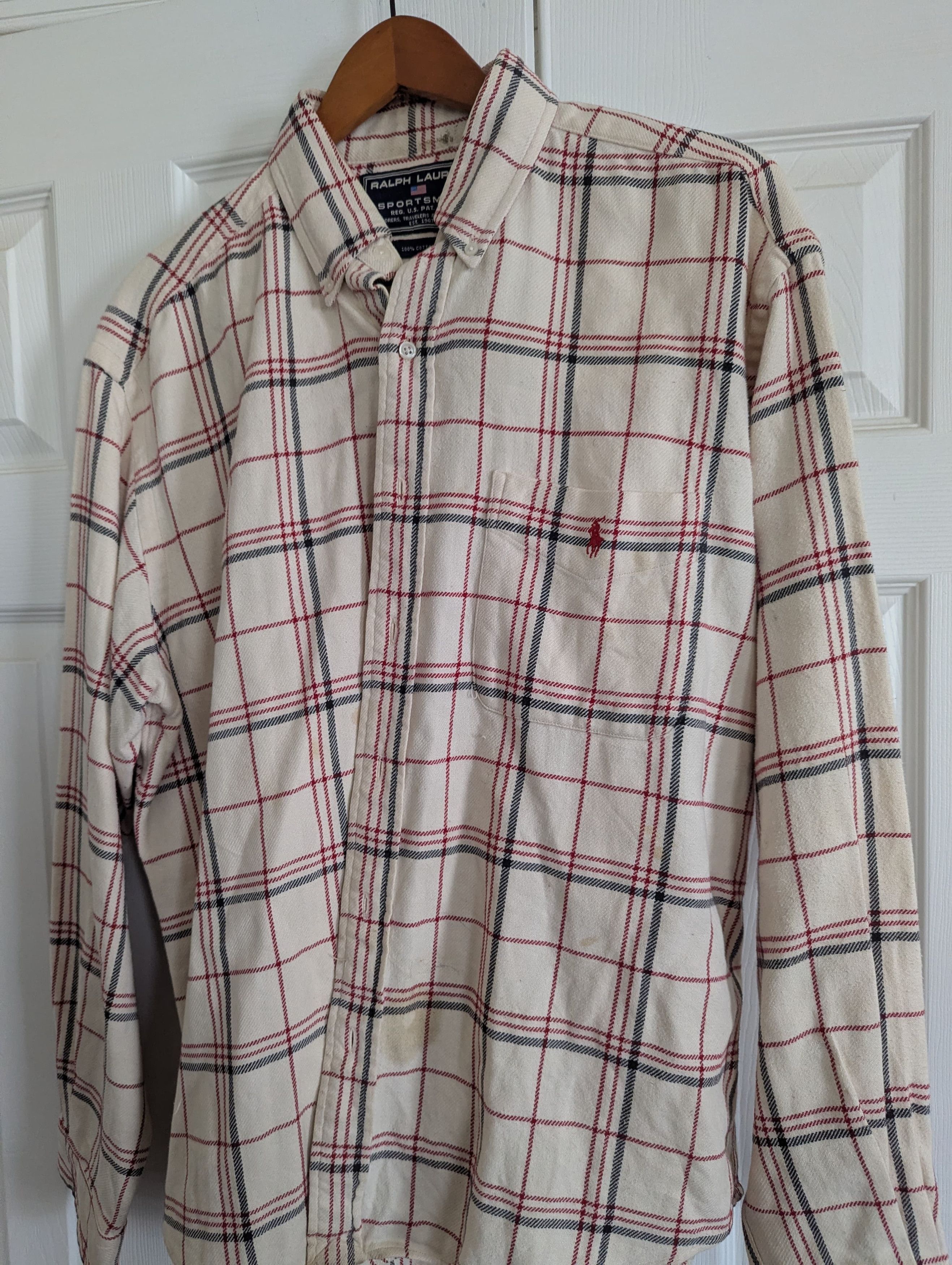 Polo Ralph Lauren Sportsman Ralph Lauren flannel cotton shirt Size US L / EU 52-54 / 3 - 1 Thumbnail