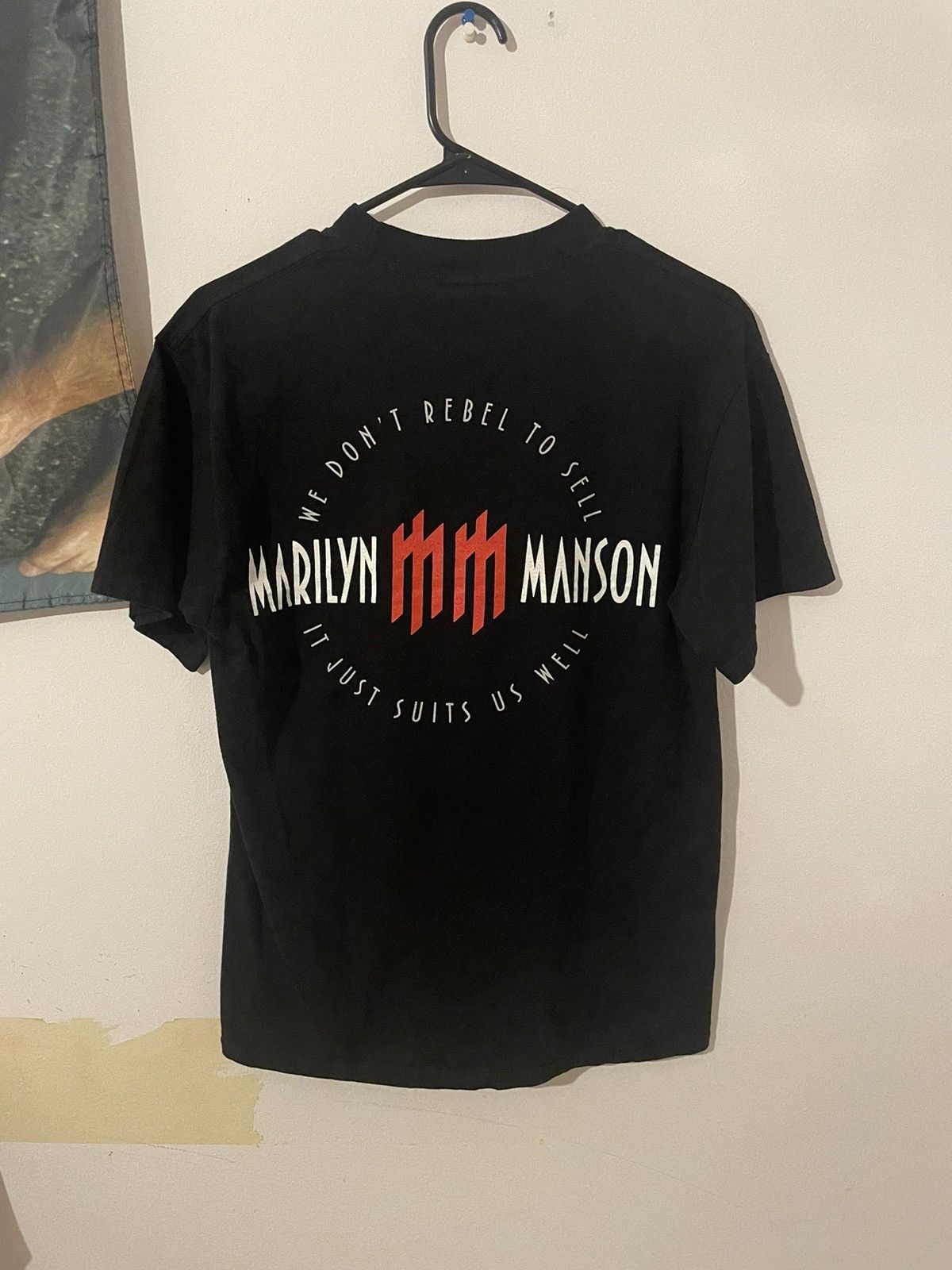 Band Tees × Marilyn Manson × Vintage 2003 Y2K Marilyn Manson The Bright Young Things Shirt Size US M / EU 48-50 / 2 - 2 Thumbnail
