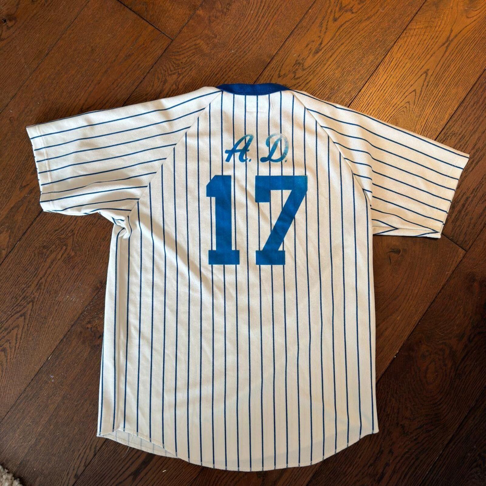 Supreme Supreme AD Baseball Jersey White/Blue Size US L / EU 52-54 / 3 - 5 Thumbnail