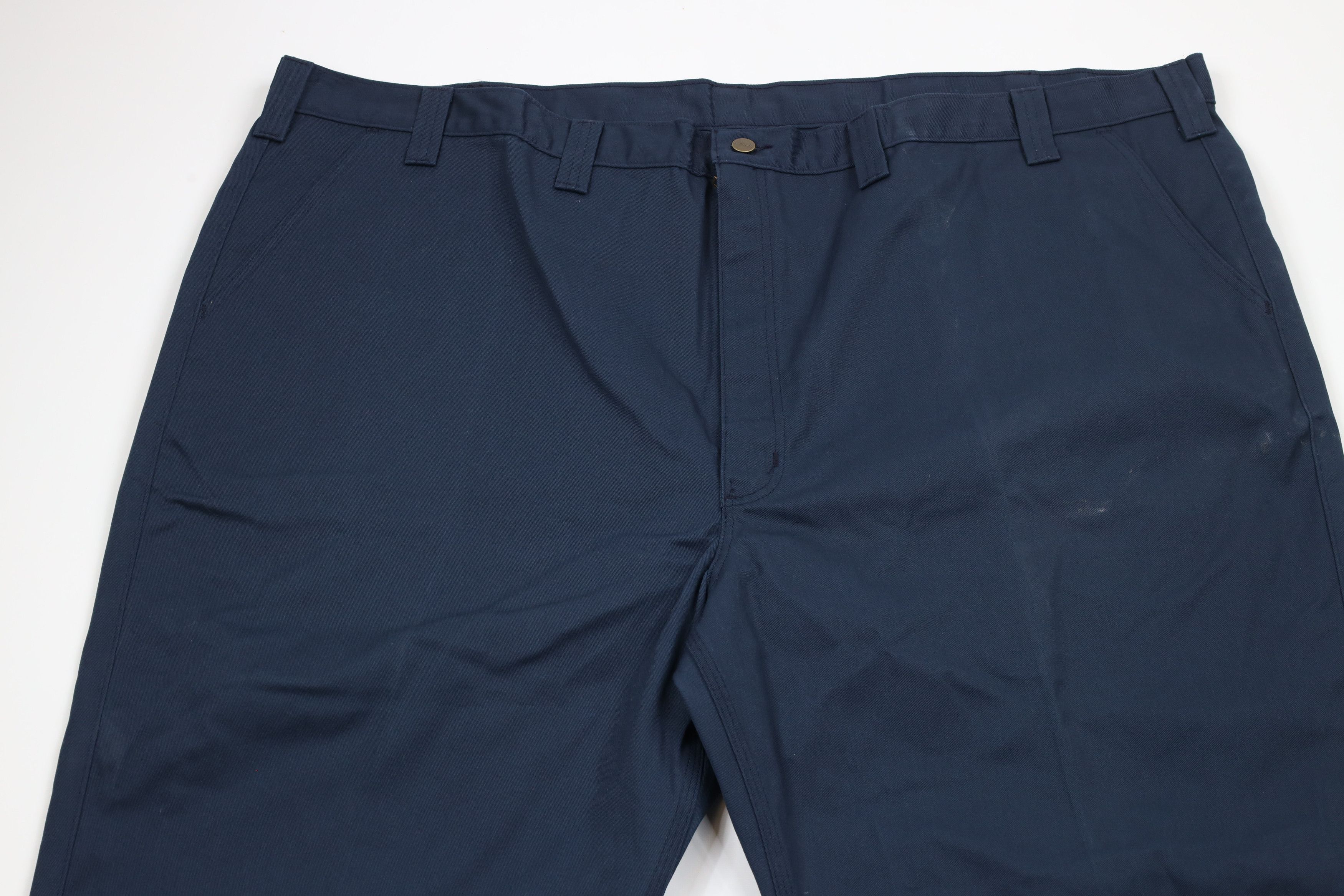 Carhartt × Vintage Deadstock Vintage Carhartt Wide Leg Relaxed Fit Pants Blue Size US 44 / EU 60 - 2 Thumbnail