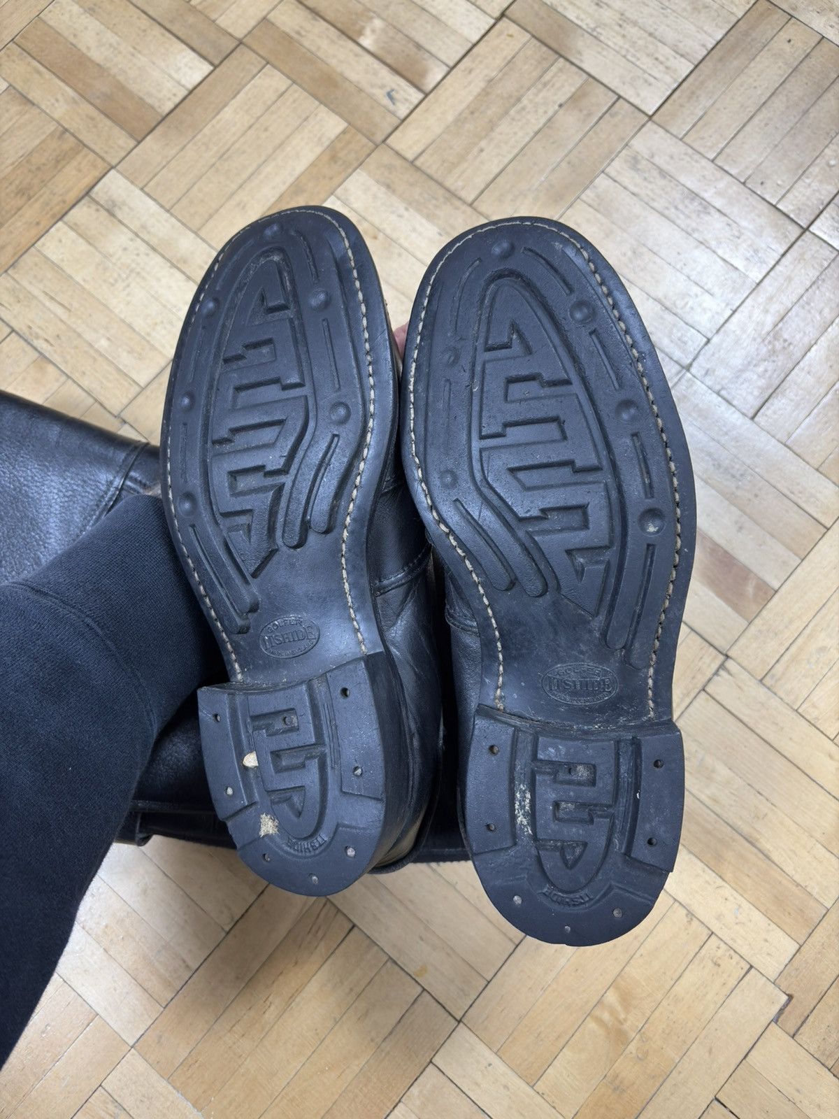 Vintage Rare Vintage 60s 70s Rivetts London Itshide Leather Enduro Size US 7.5 / IT 37.5 - 4 Thumbnail