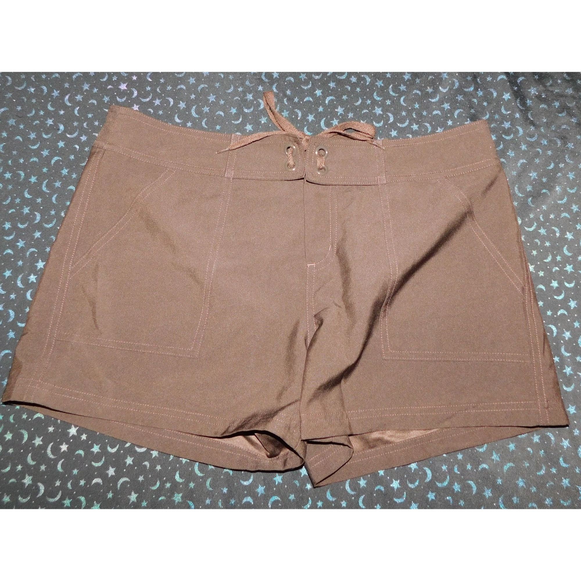 Croft & Barrow Preppy Croft & Barrow Brown Shorts With Tie Waist Size 34" / US 12 / IT 48 - 4 Thumbnail
