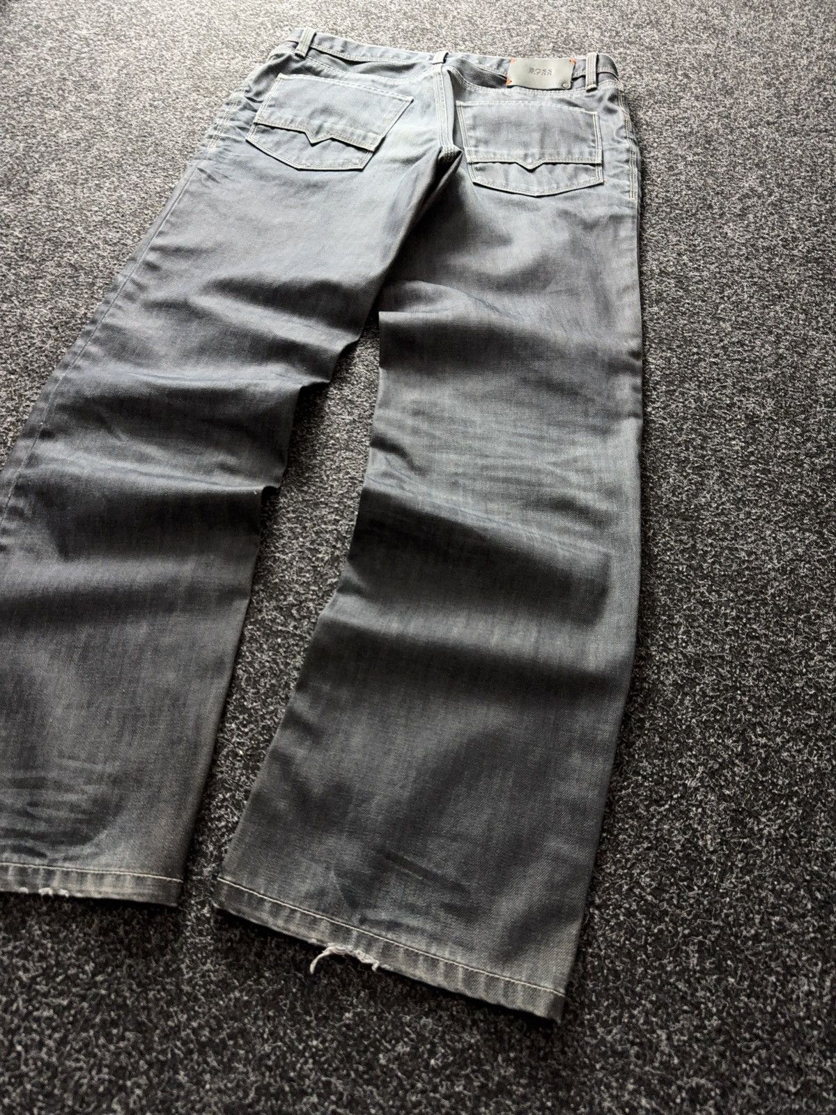 Hugo Boss Avant Garde 00s Vntg Hugo Boss Black Denim Jeans Regular Fit Size US 34 / EU 50 - 15 Thumbnail