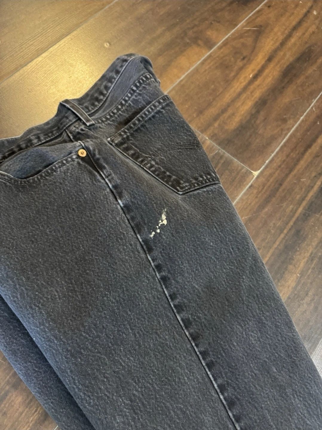 Levi's Vintage Levis 501 faded black made in USA Size US 32 / EU 48 - 5 Thumbnail