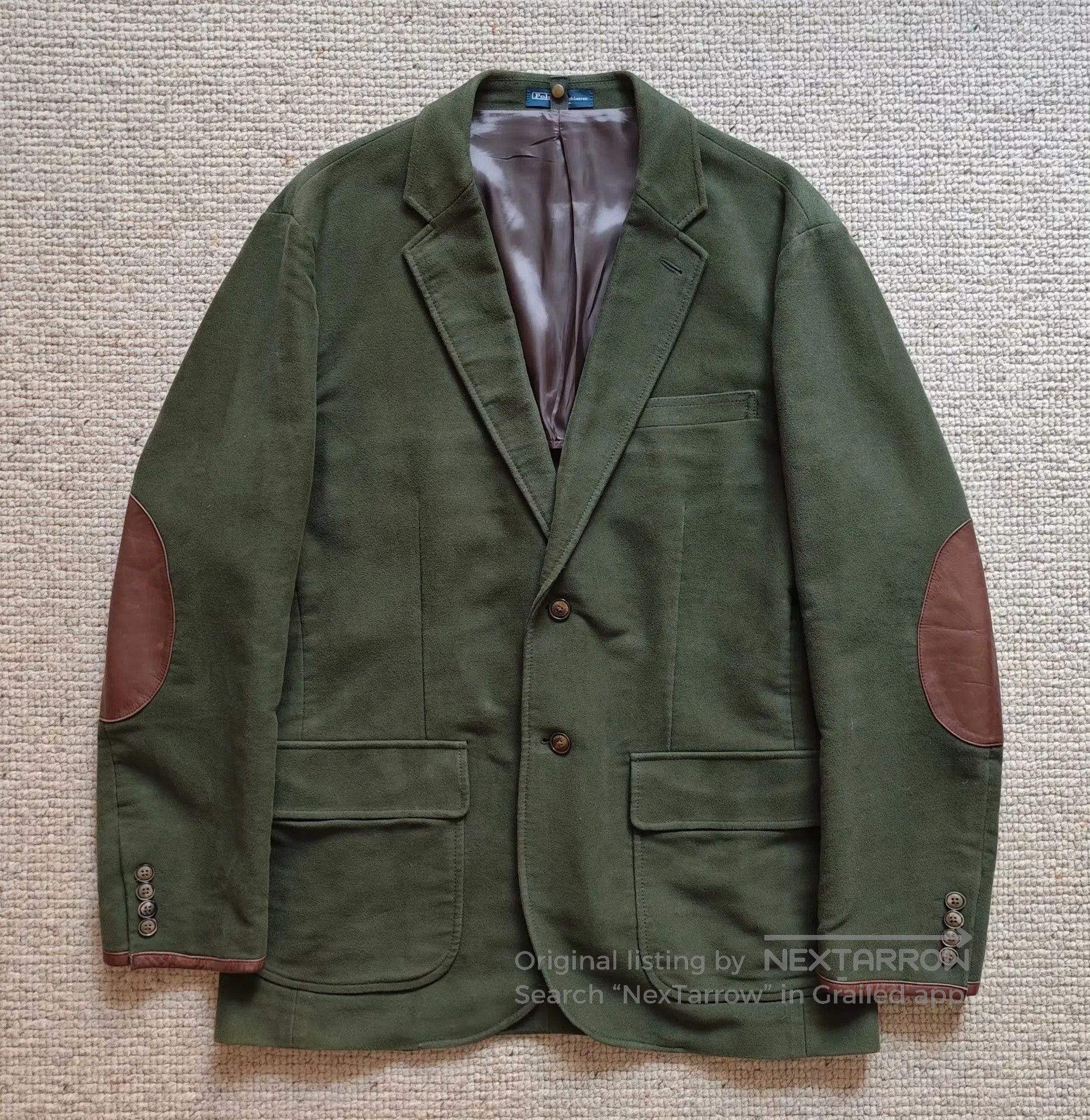 Polo Ralph Lauren Polo Ralph Lauren Suede Hunting Blazer. Size US S / EU 44-46 / 1 - 1 Thumbnail