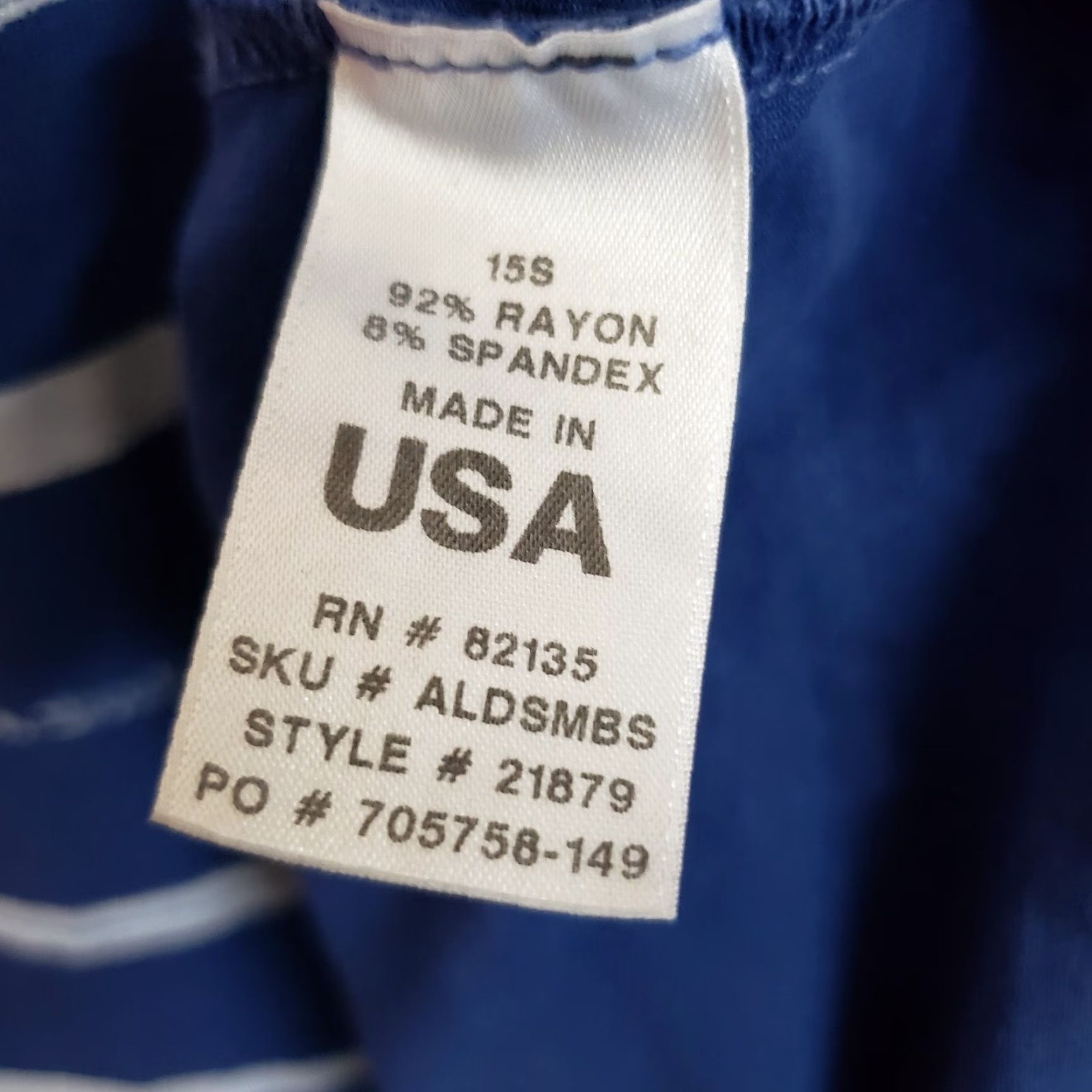 Vintage Fresh Produce Maxi Dress Tank Blue Stripe Scoop Neck Womens Sz Small Size S / US 4 / IT 40 - 4 Thumbnail