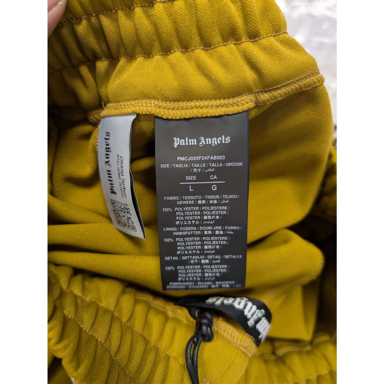 Palm Angels o1rshd1 Q:2 / Classic Logo Track Pants in Golden Brown Size US 34 / EU 50 - 16 Thumbnail