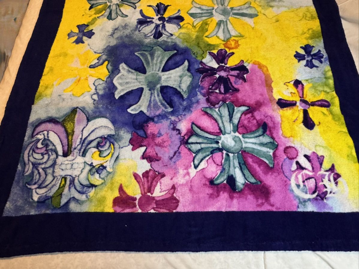 Chrome Hearts Watercolor Beach Towel