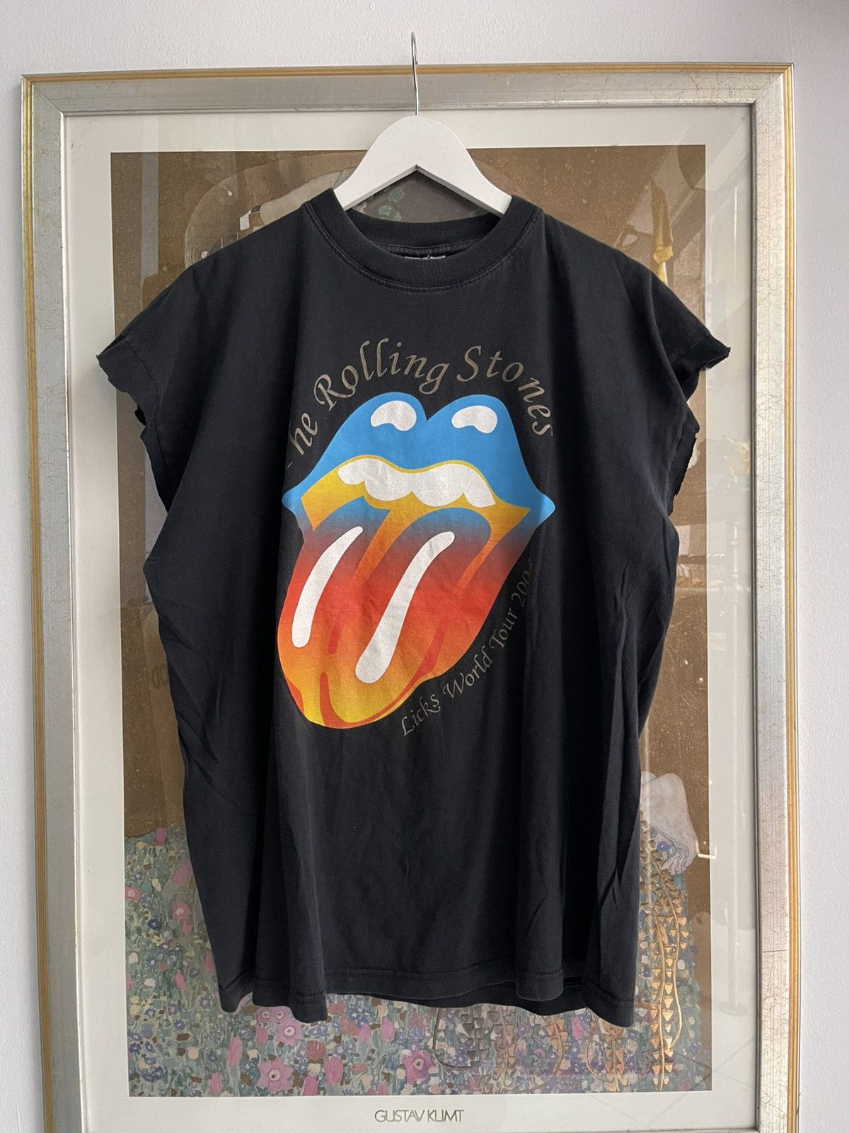Vintage Vintage Rolling Stones 2003 Tour t shirt sleveless Size US L / EU 52-54 / 3 - 1 Thumbnail
