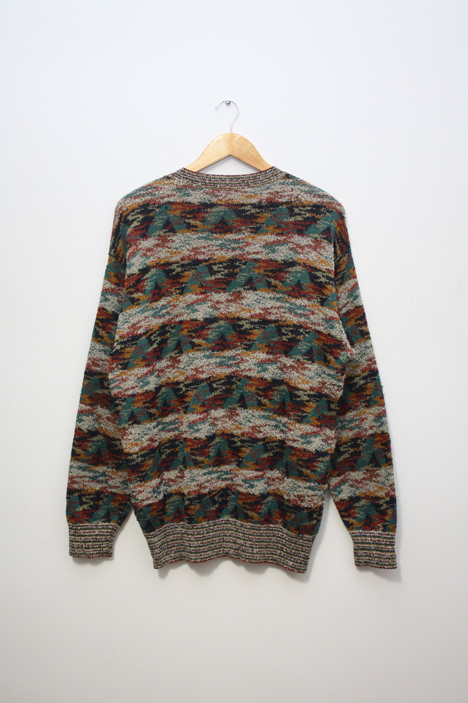Missoni Missoni Sport Multicolor Abstract Sweater Made In Italy 50 Size US M / EU 48-50 / 2 - 2 Thumbnail