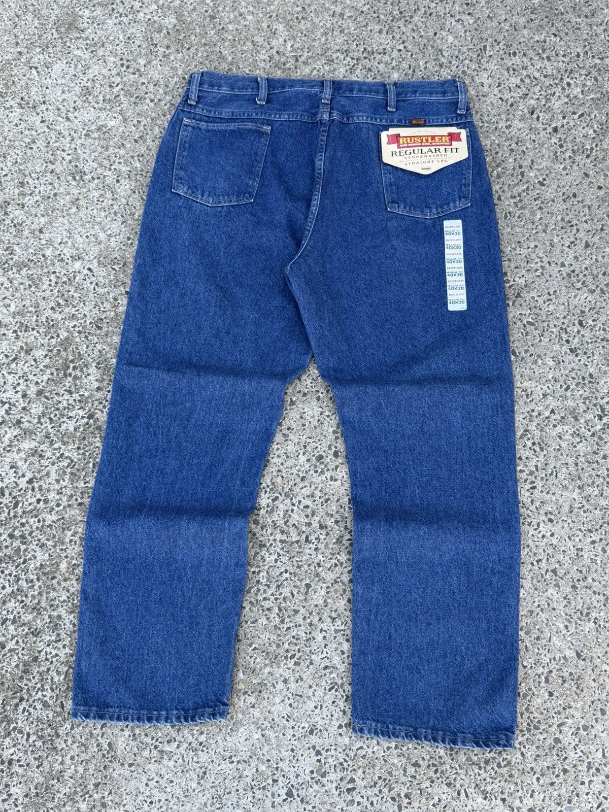 Rustler × Vintage Vintage 90’s Rustler Work Jeans Regular Fir Size 36X30 Size US 36 / EU 52 - 1 Thumbnail