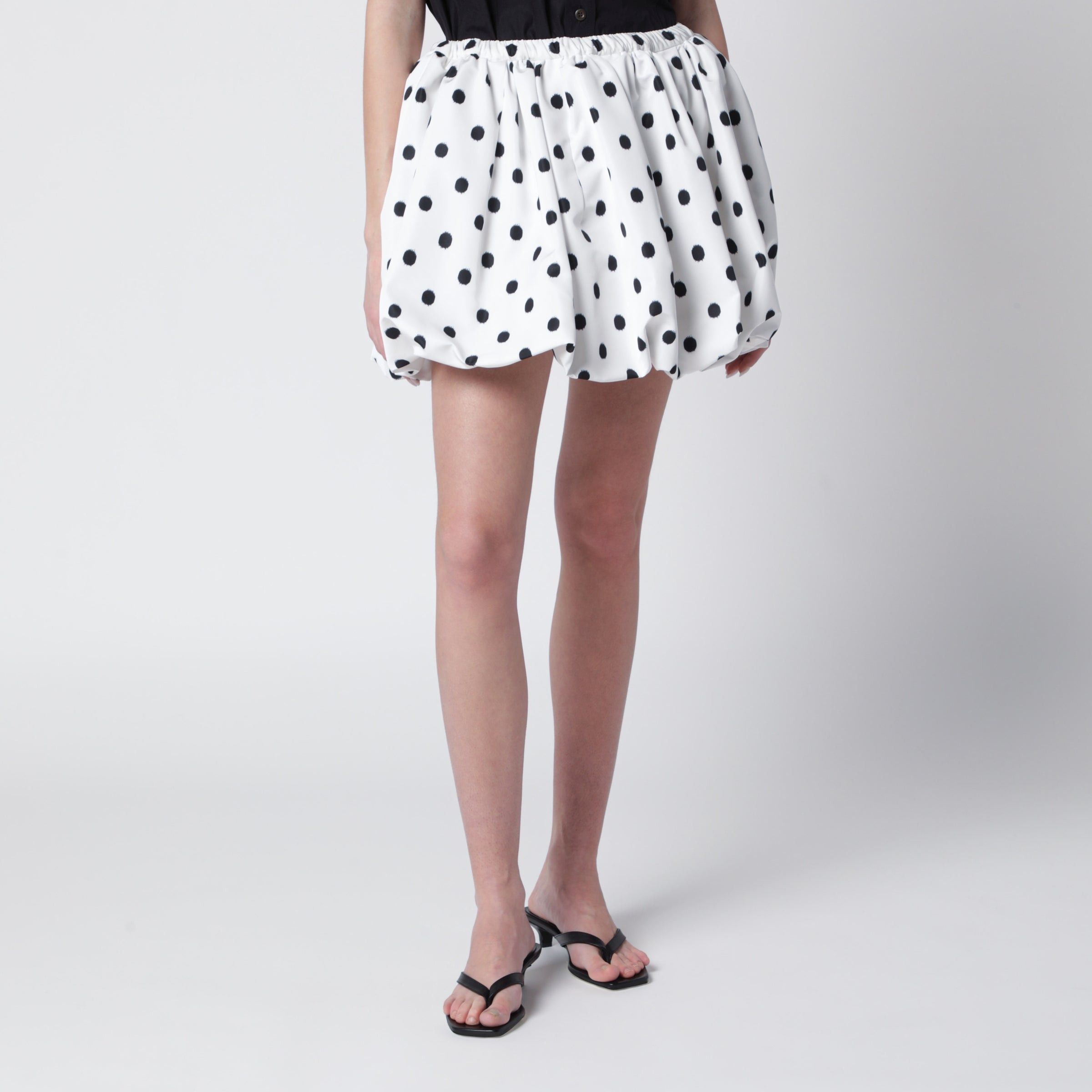 Patou Patou Polka-Dot Bloomer Mini Skirt Size 28" / US 6 / IT 42 - 1 Thumbnail