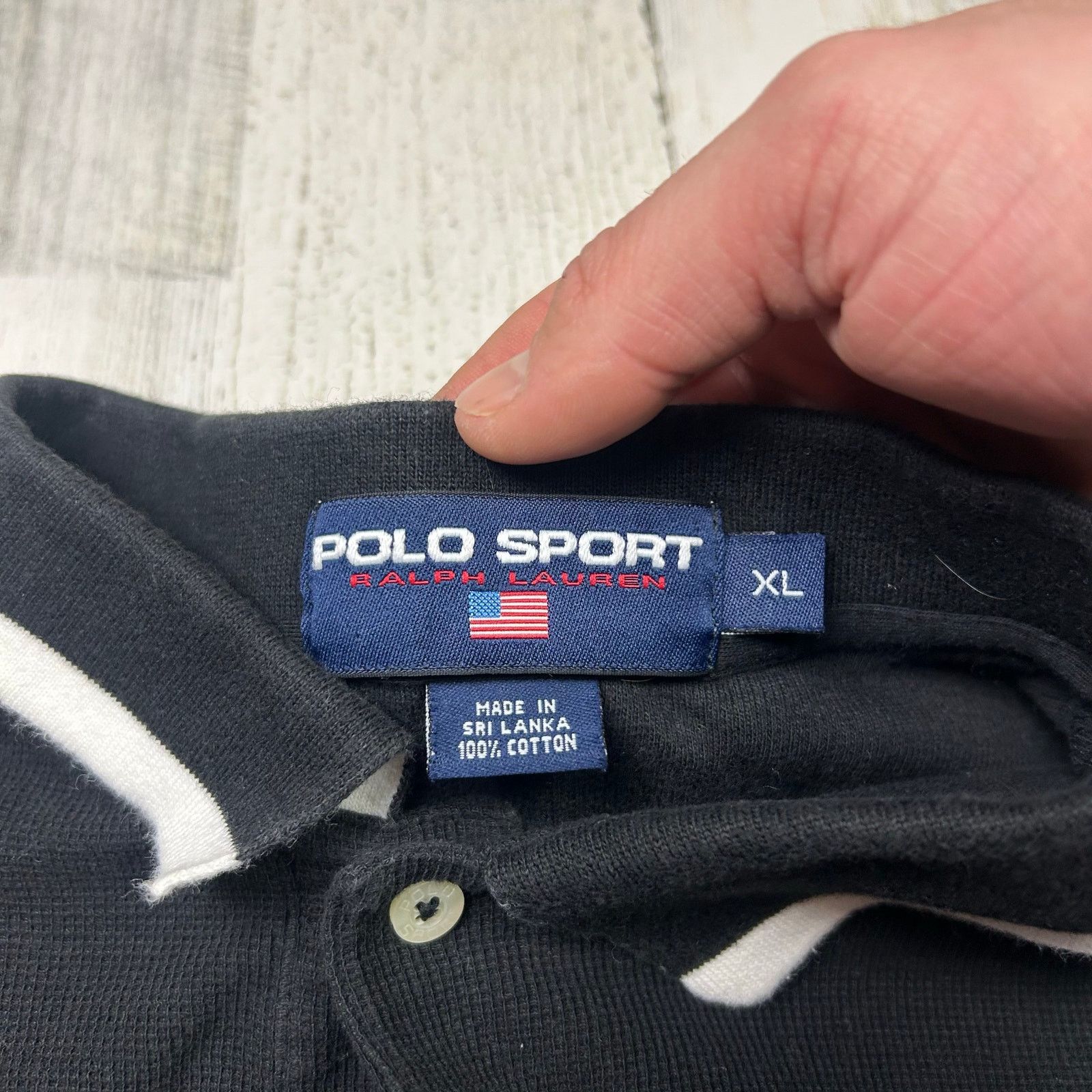 Polo Ralph Lauren × Vintage Vintage Ralph Lauren Polo Shirt Men’s Long Sleeve Size US XL / EU 56 / 4 - 4 Thumbnail