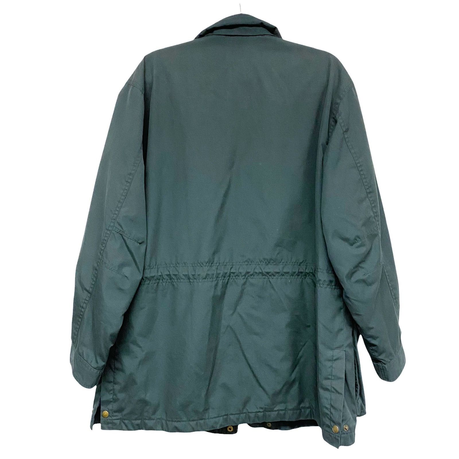 Lands' End Vintage Lands End Green Quilted Parka Jacket Chore Coat Size US M / EU 48-50 / 2 - 3 Thumbnail
