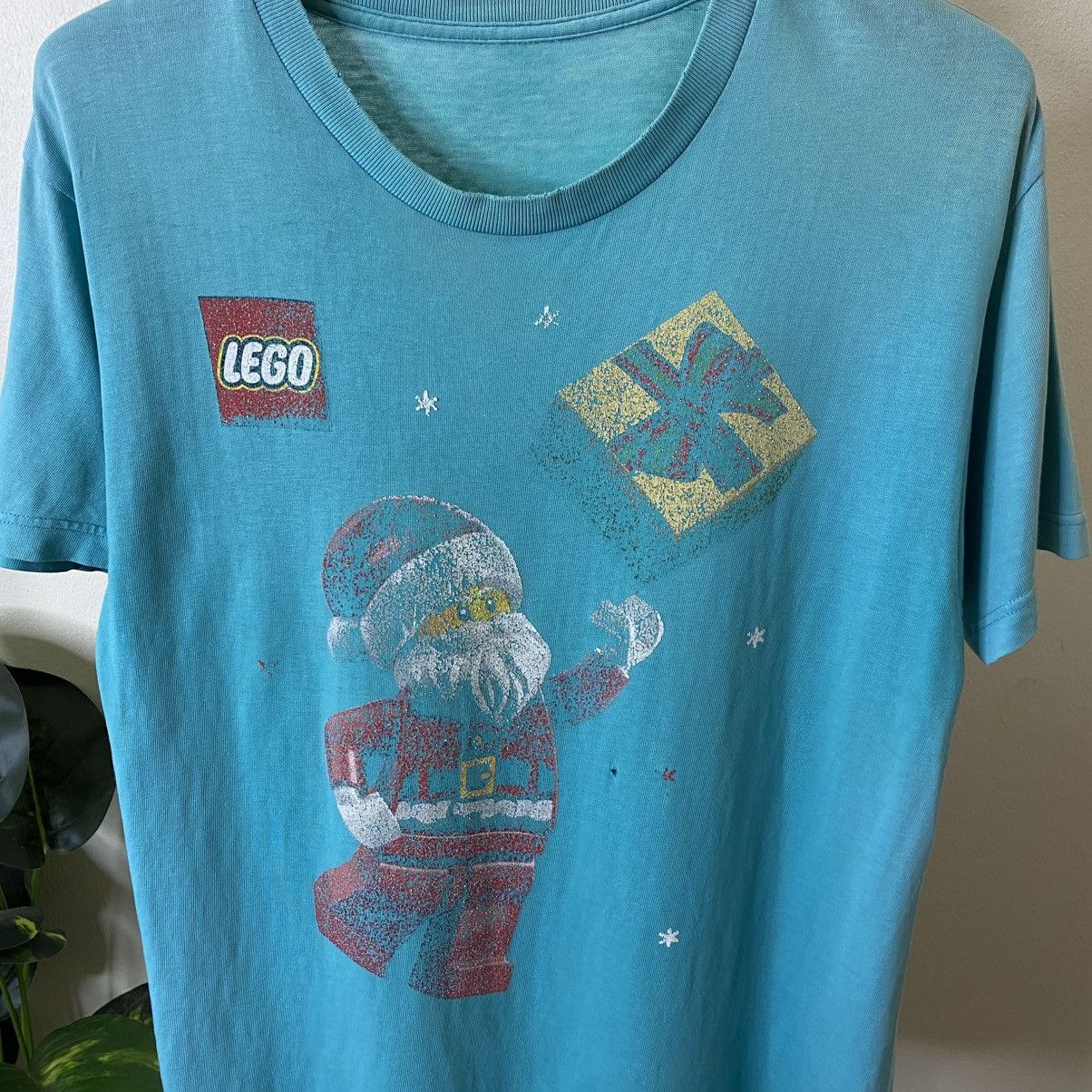 LEGO Vintage 2000s Lego Faded Distressed T Shirt Size US M / EU 48-50 / 2 - 2 Thumbnail