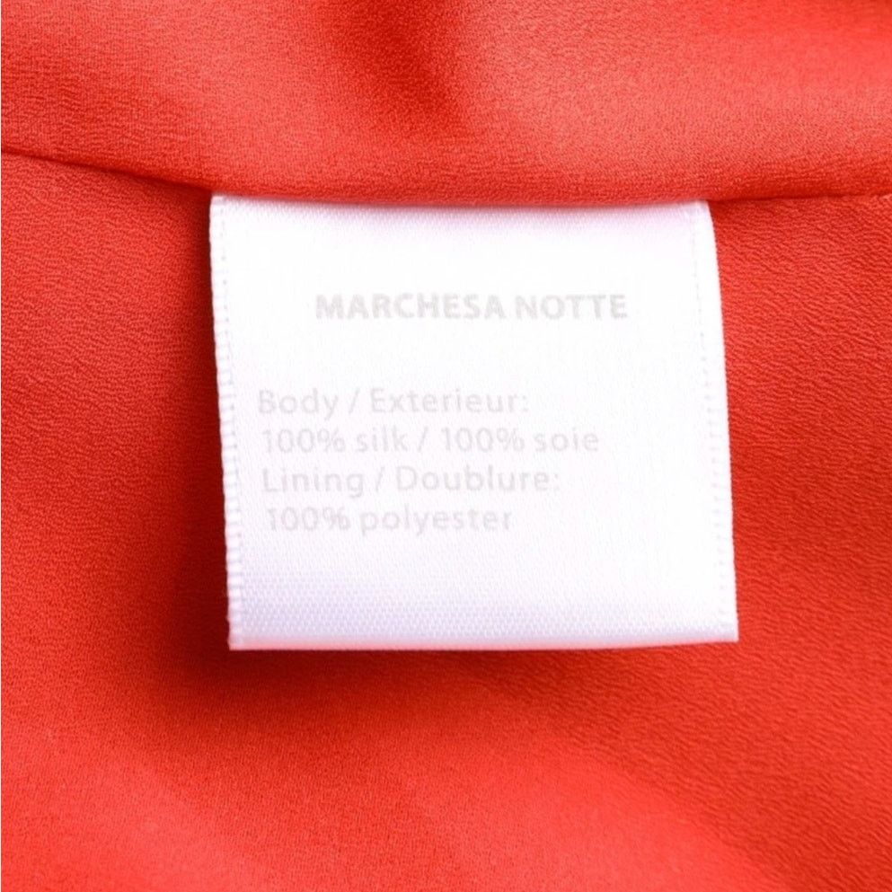 Marchesa Marchesa Notte Luxury Silk Pageant Cocktail Evening Size S / US 4 / IT 40 - 12 Thumbnail