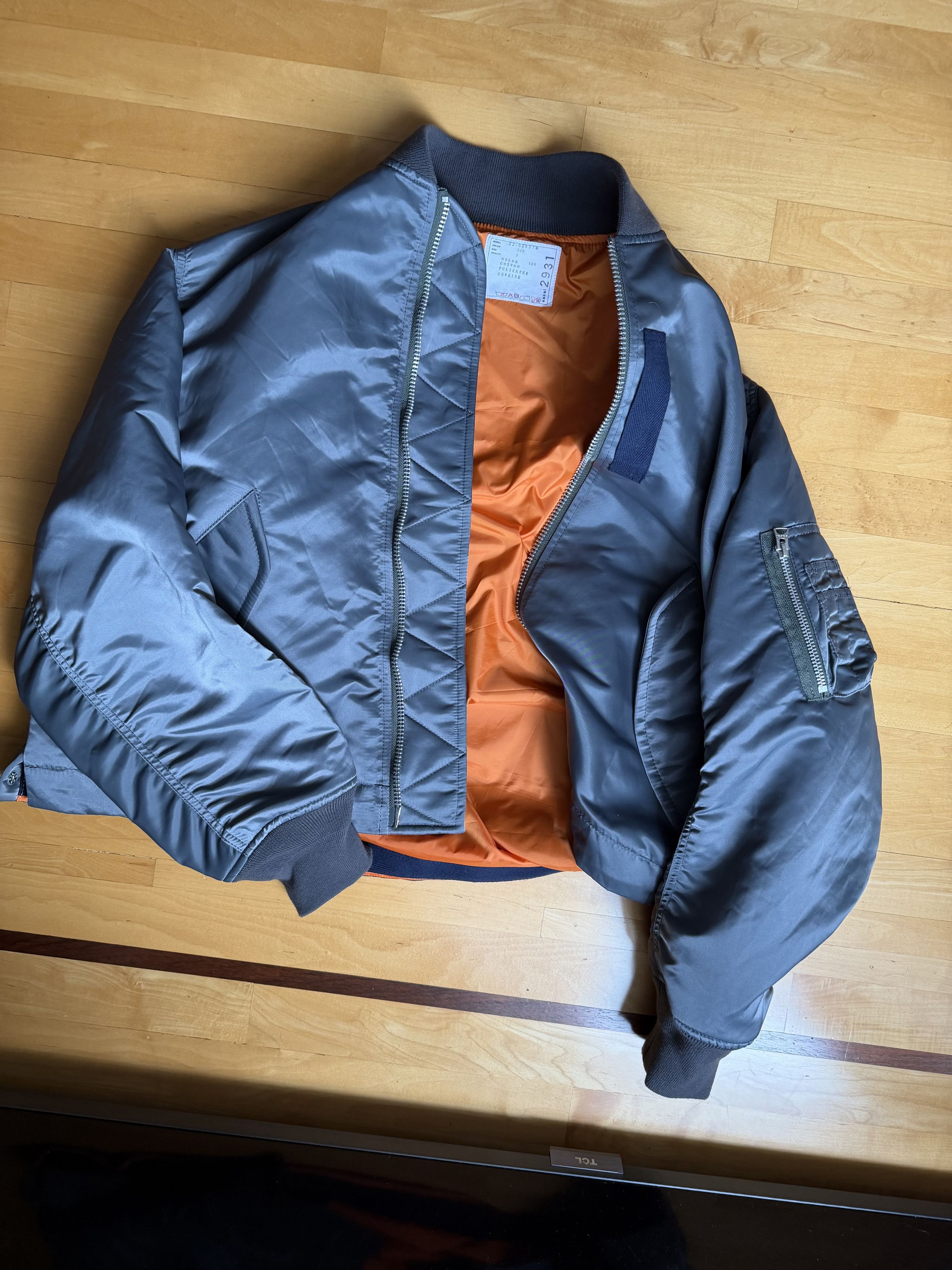 Sacai Relaxed Fit Bomber Size US M / EU 48-50 / 2 - 1 Thumbnail