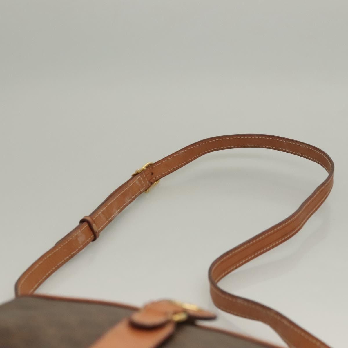 Celine CELINE Macadam Canvas Shoulder Bag Pvc Leather Brown Gold Size ONE SIZE - 8 Thumbnail