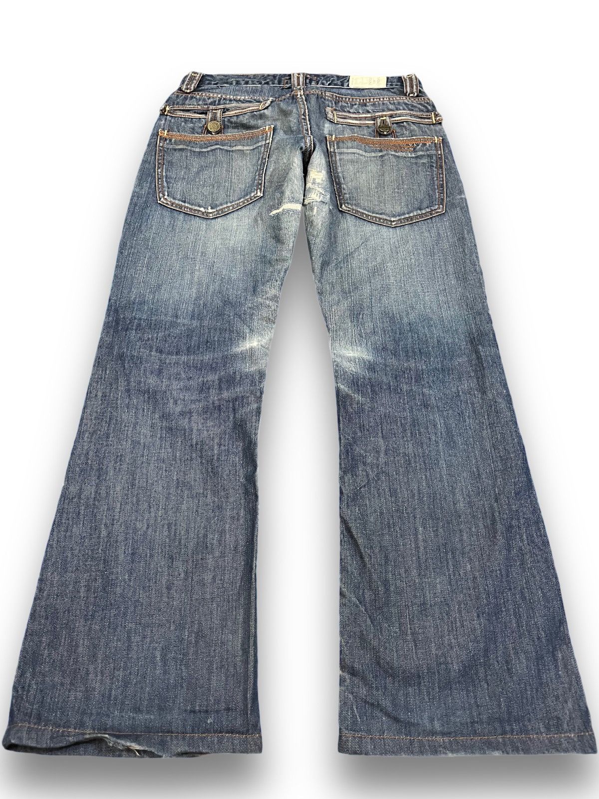 Ben Taverniti Unravel Project × Jimmy Taverniti × Taverniti Vintage Taverniti Flare Grunge Distressed Denim Size US 32 / EU 48 - 5 Thumbnail