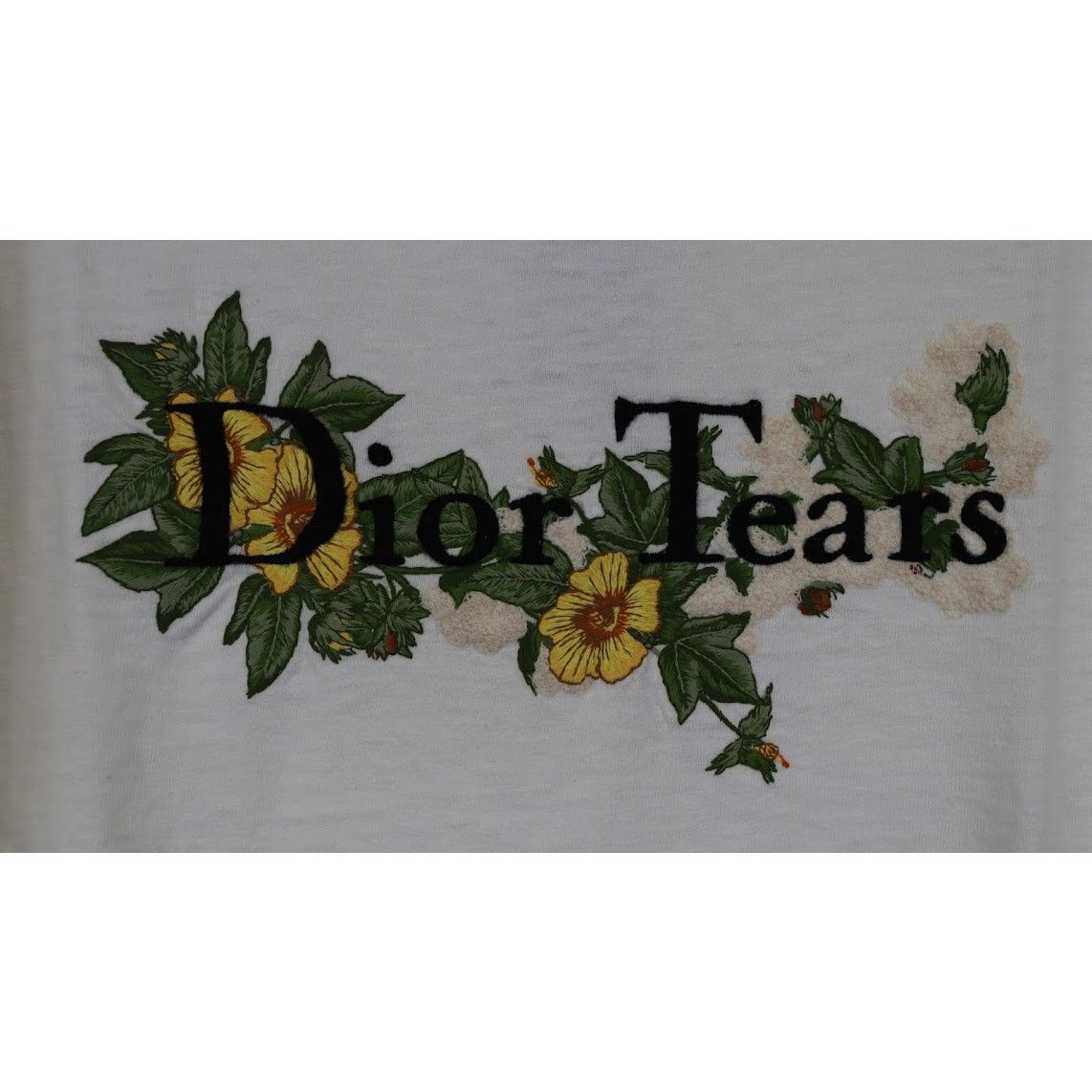 DENIM TEARS × Dior o1rshd1 Q:2 / M. C&S Top Waist T-Shirt Tee in Ivory Size US XL / EU 56 / 4 - 3 Thumbnail