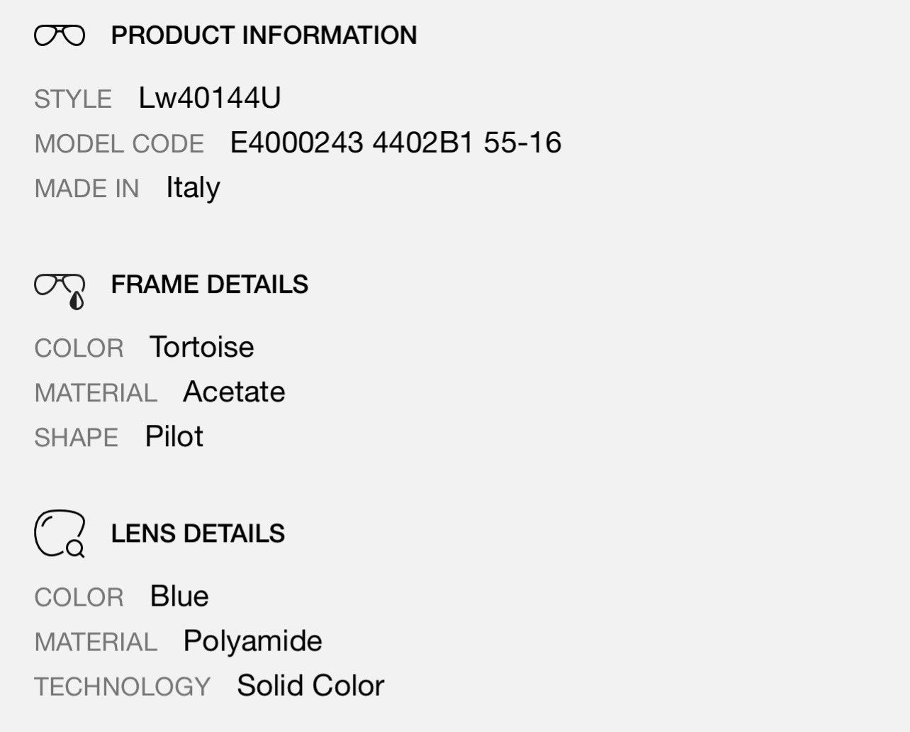 Loewe LOEWE Aviator Glasses Size ONE SIZE - 9 Thumbnail