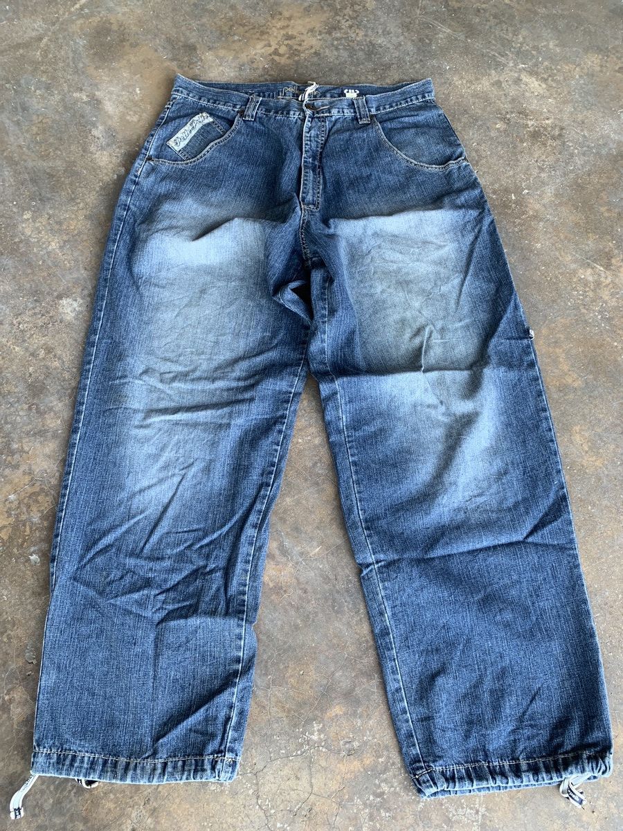 Pelle Pelle PELLE PELLE Baggy Denim Jeans – Y2K Hip Hop Style Size US 38 / EU 54 - 2 Thumbnail