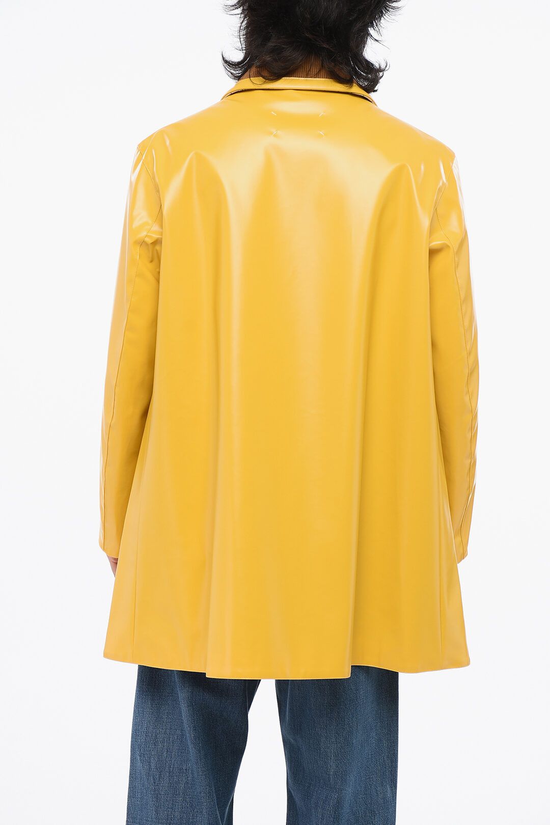 Maison Margiela og1mm0825 Waterproof Trench Coat in Yellow Size US M / EU 48-50 / 2 - 2 Thumbnail