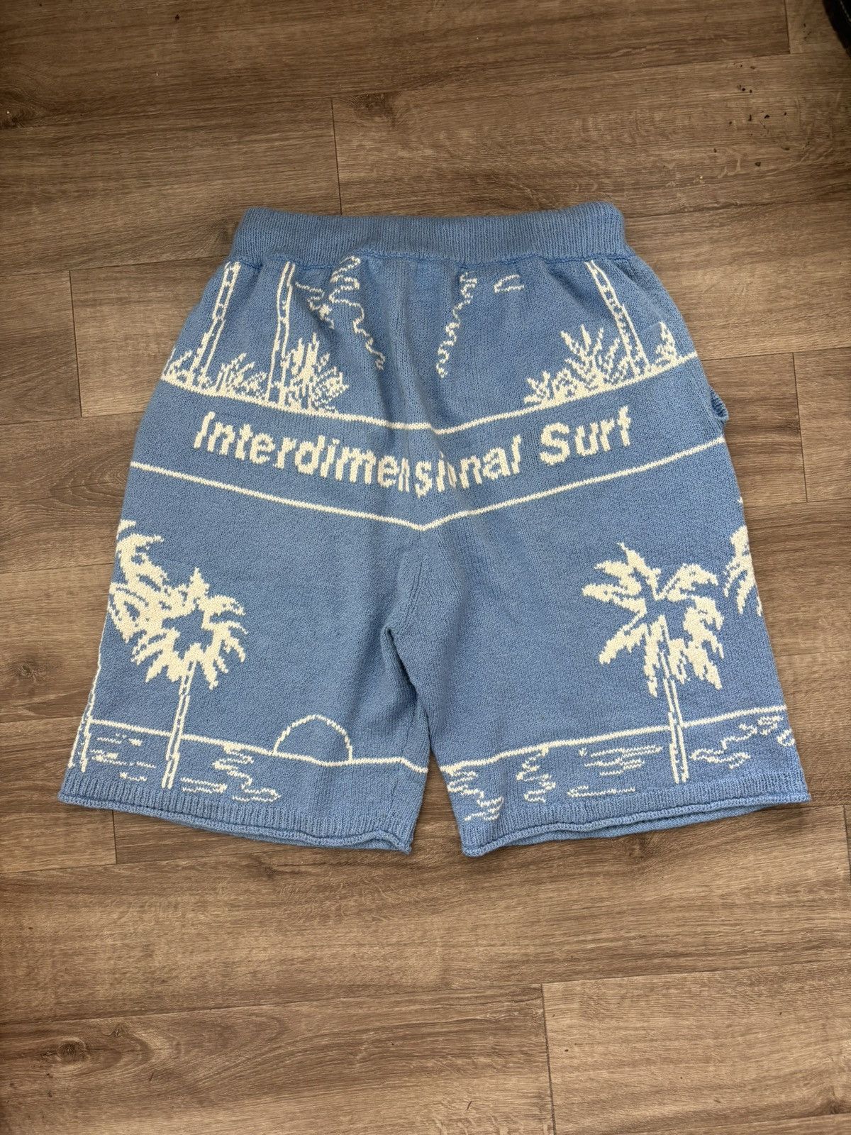 The Elder Statesman The Elder Statesman Interdimensional Surf Hand Knit Shorts Size US 29 - 2 Thumbnail