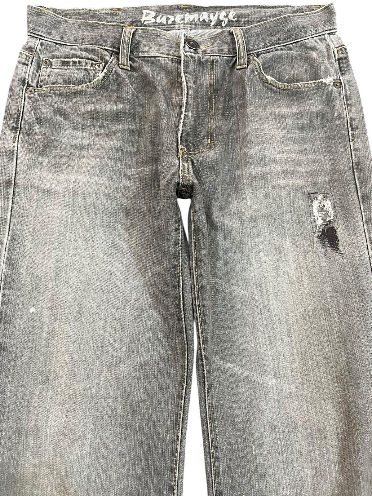 Buzz Rickson's × Japanese Brand Vintage Buzemayse Faded Distressed Denim Size US 31 - 2 Thumbnail
