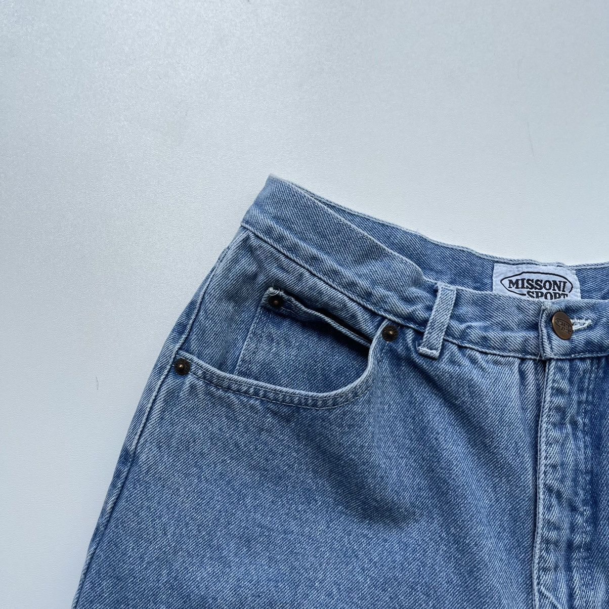 Missoni Missoni Sport Denim Cotton Baggy Vintage Jeans Stone Washed Size US 30 / EU 46 - 4 Thumbnail