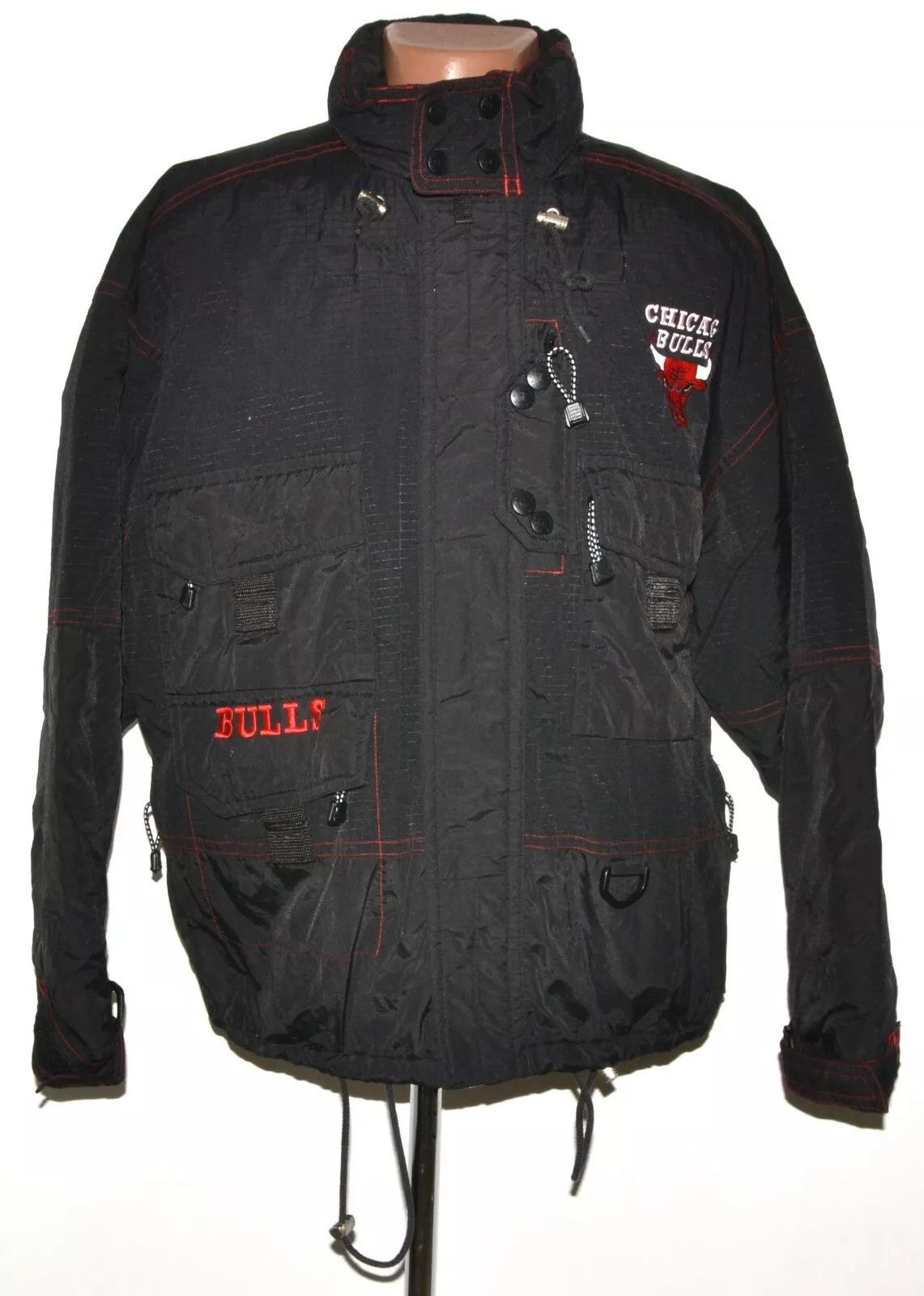Champion NBA CHICAGO BULLS JACKET JERSEY CHAMPION SIZE XL ADULT Size US XL / EU 56 / 4 - 1 Thumbnail