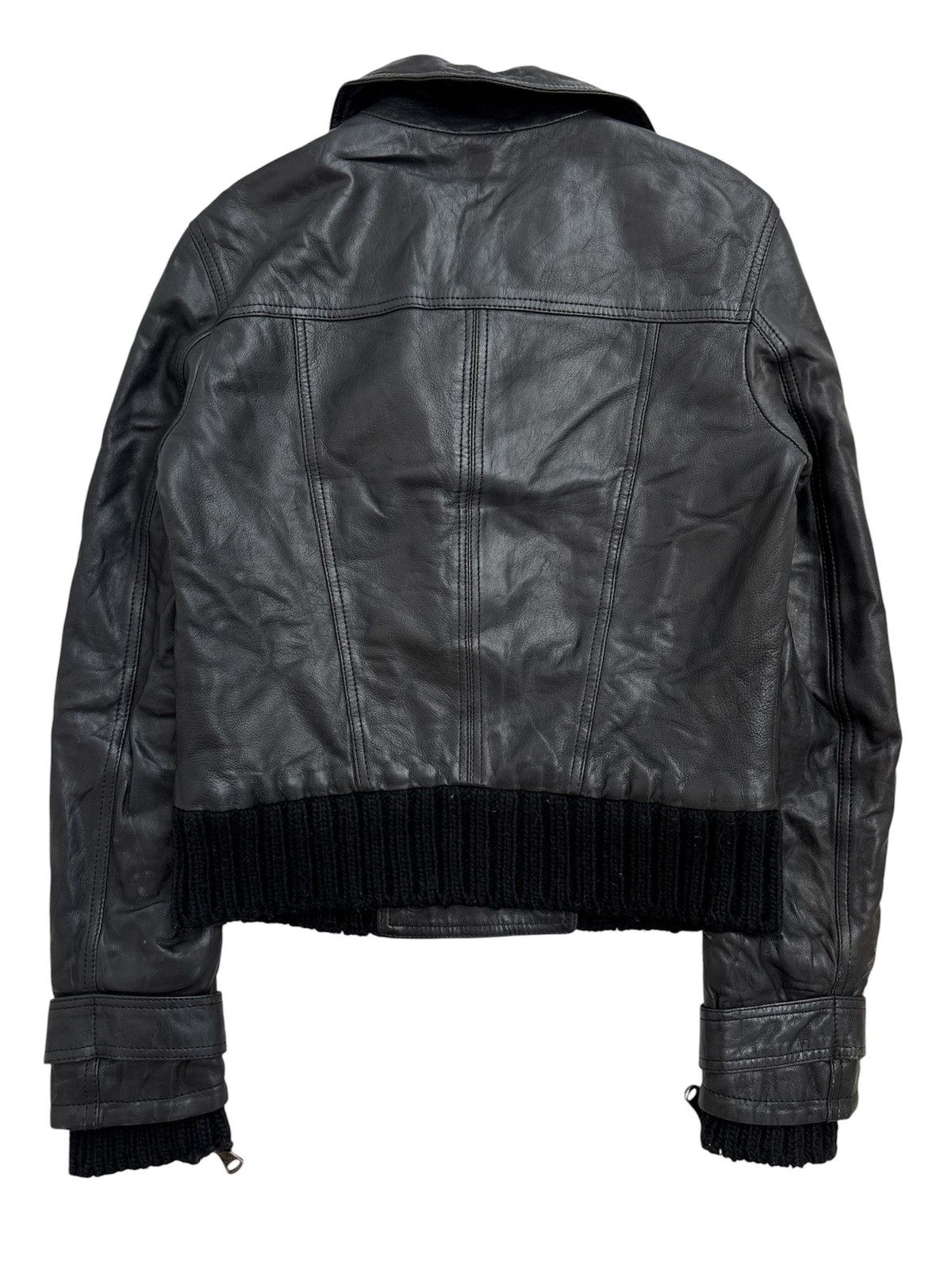 Dolce & Gabbana Y2K Crop Napoleon Leather Jacket Size US XS / EU 42 / 0 - 5 Thumbnail