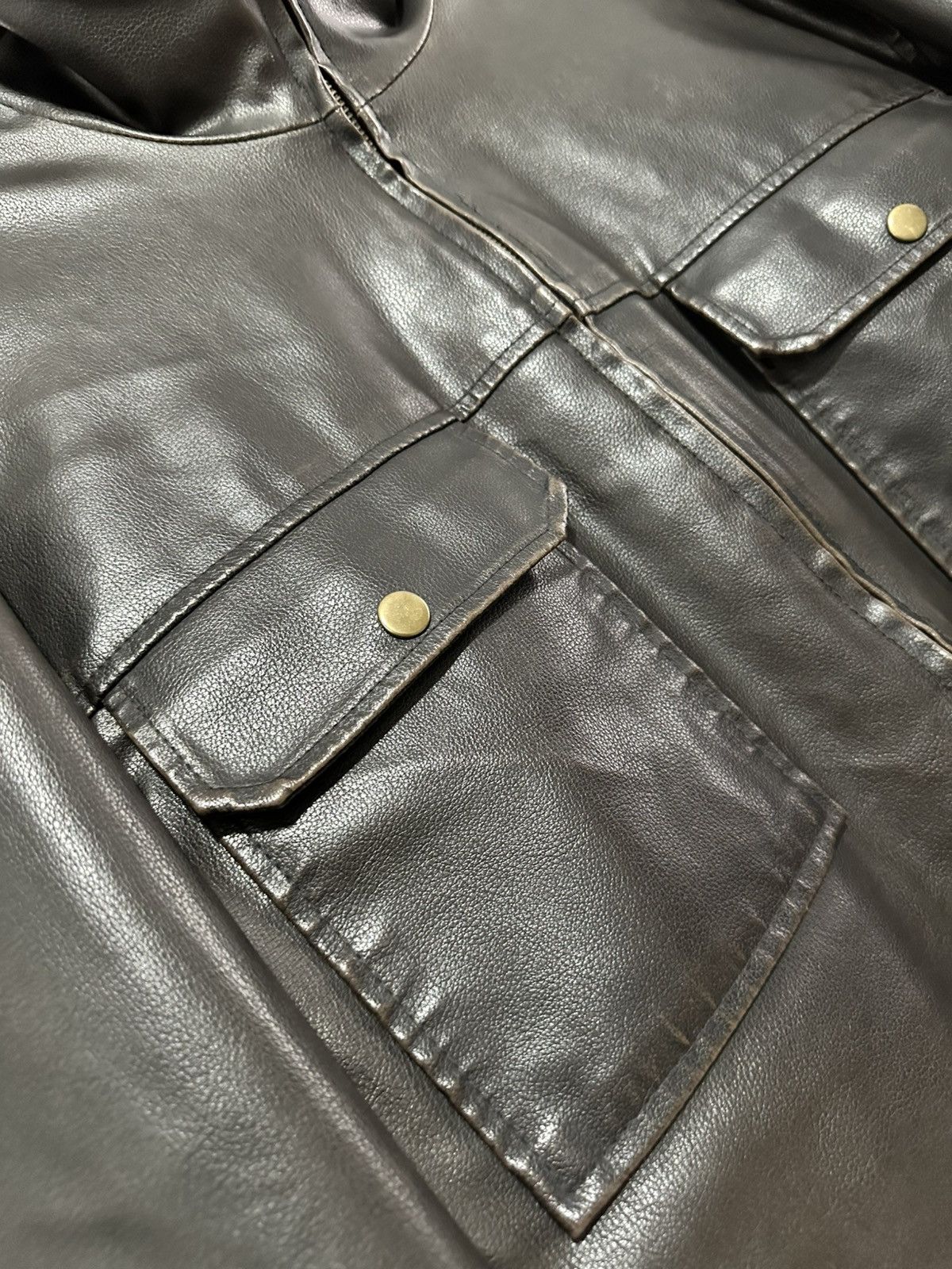 Other Accents Collection Faux Leather Sherpa Jacket Size US L / EU 52-54 / 3 - 5 Thumbnail
