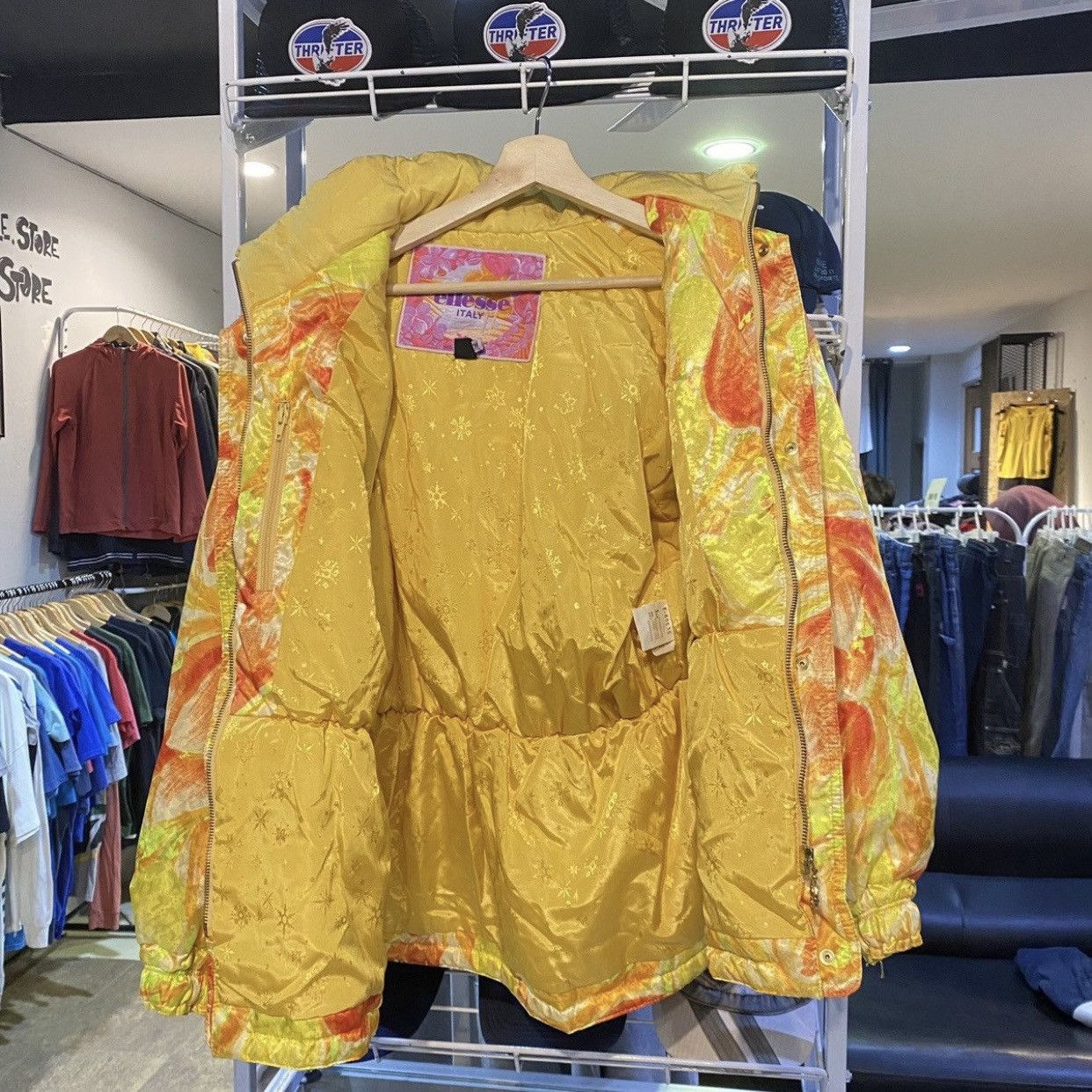Ellesse × Vintage Vintage ELLESSE Japan Made Goldwin Ski Jacket Orange/Yellow Size L / US 10 / IT 46 - 3 Thumbnail