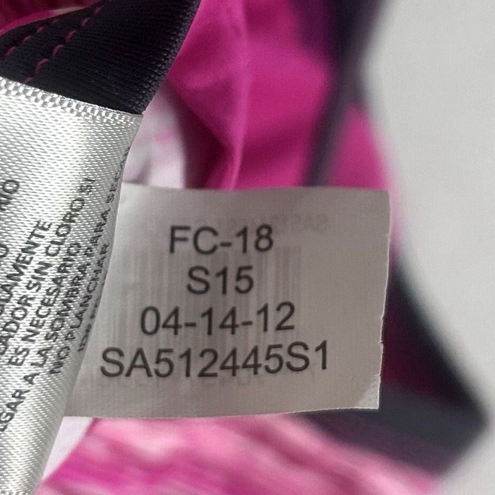 Free Country Free Country Tankini Swim Top Womens S Pink Striped Padded Ruched Spaghetti Straps NWT Size S / US 4 / IT 40 - 5 Thumbnail