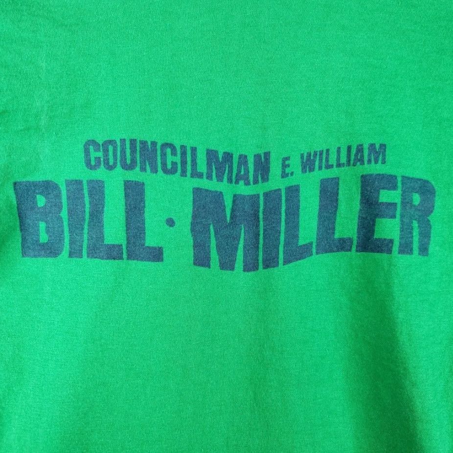 Velva Sheen VINTAGE Velva Sheen Elect Bill Miller T Shirt Mens Size S Green 80s Made In USA Politic Size US S / EU 44-46 / 1 - 4 Thumbnail