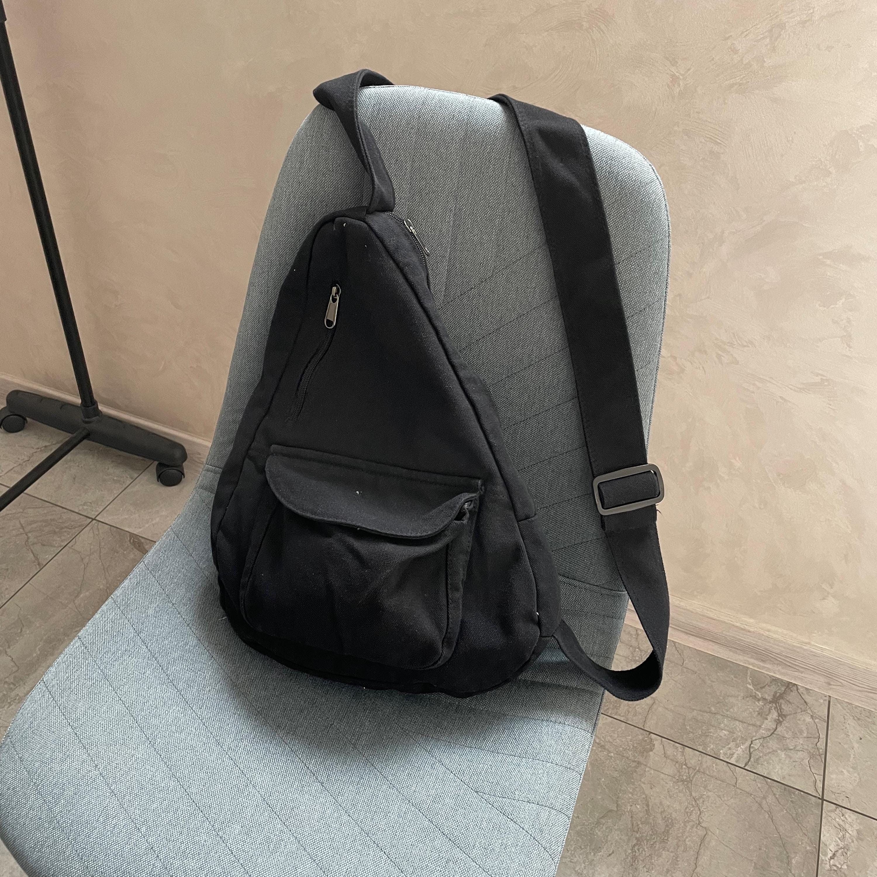 Other Canvas Sling Bag Crossbody Travel Backpack One Strap alt Size ONE SIZE - 3 Thumbnail